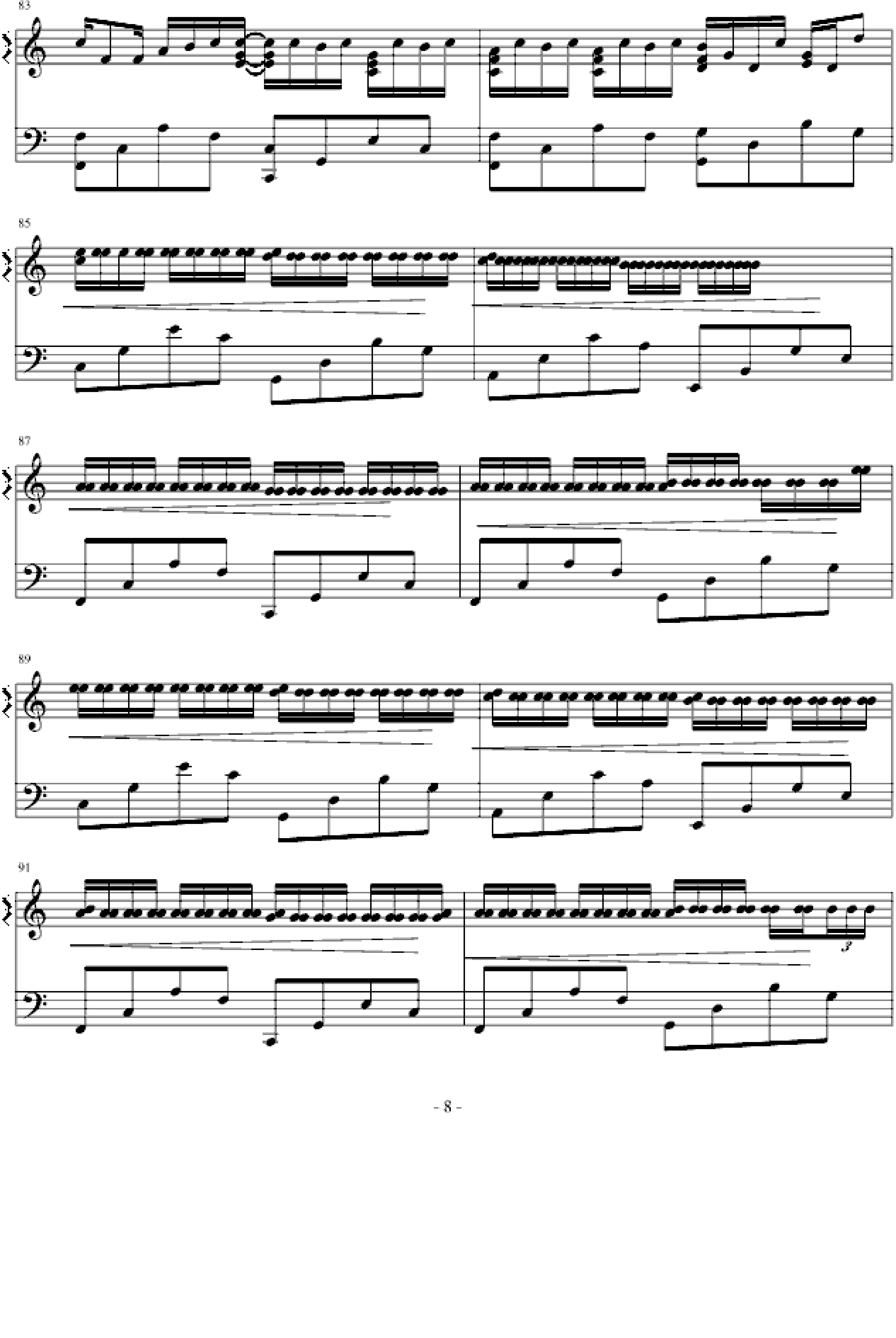卡农-（简单和弦版）