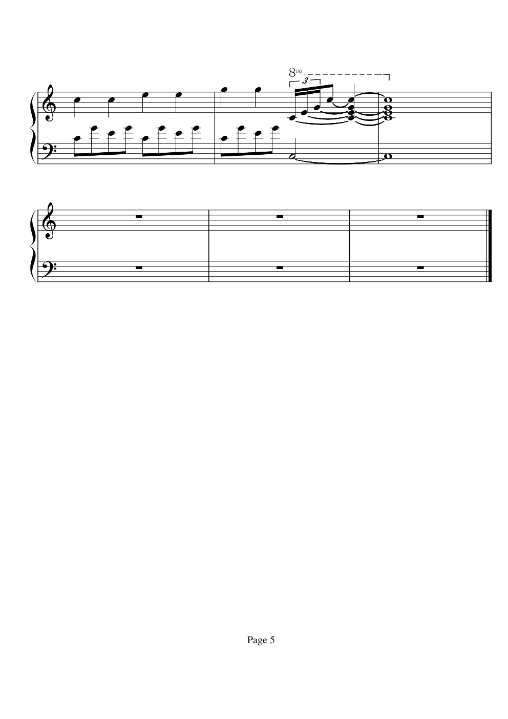 暖暖-(C调简单版)