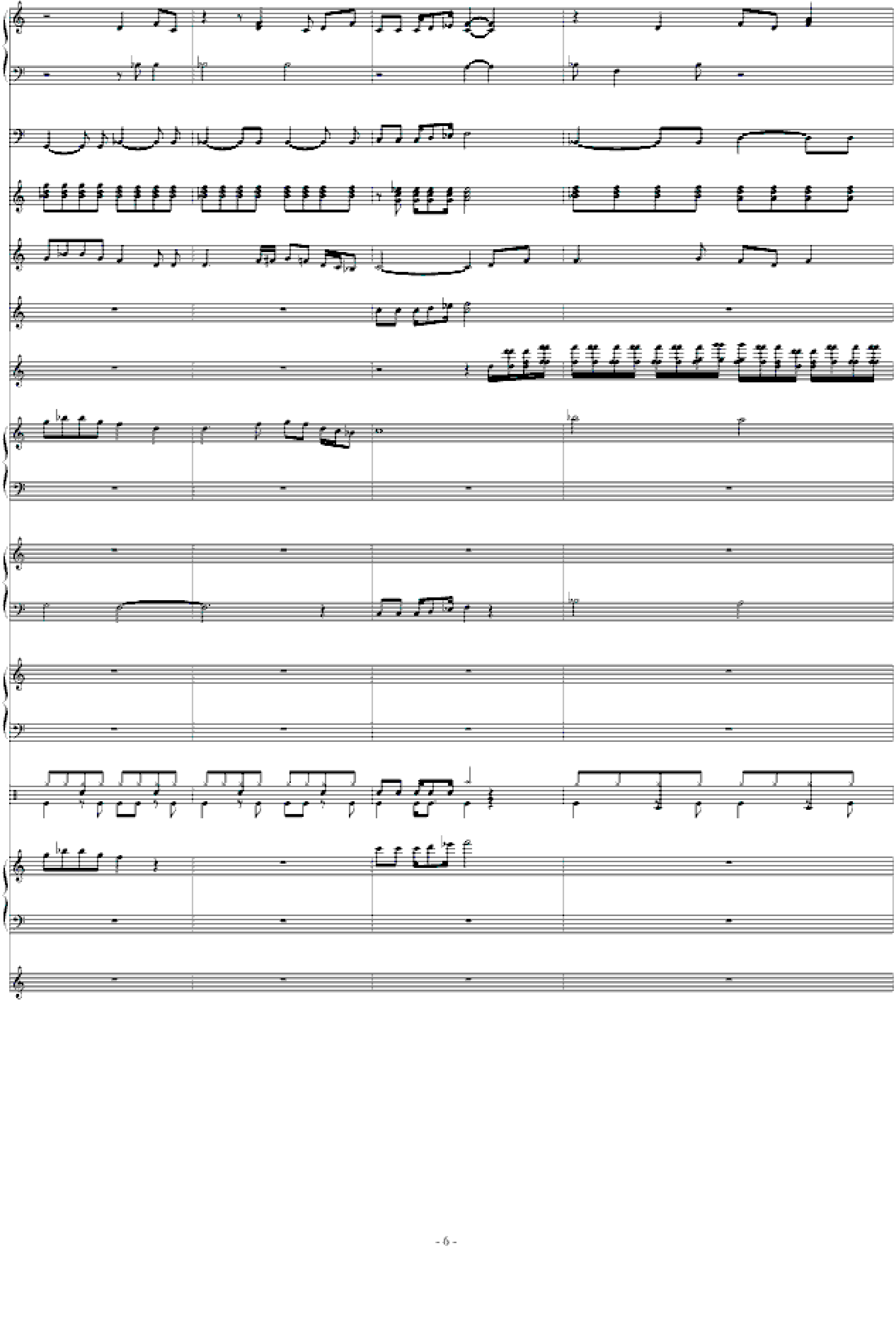 北国之春-总谱(强力推荐)