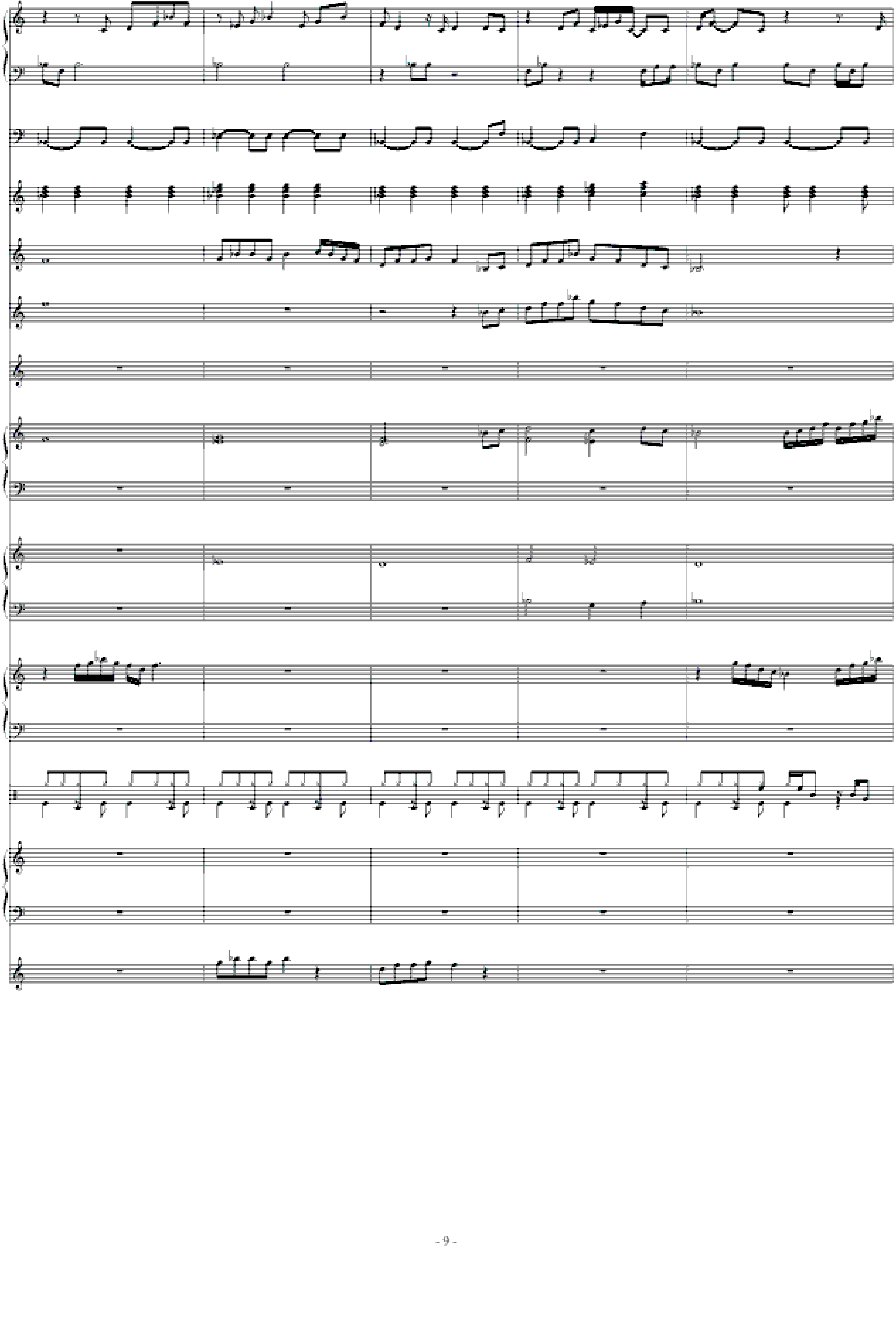 北国之春-总谱(强力推荐)