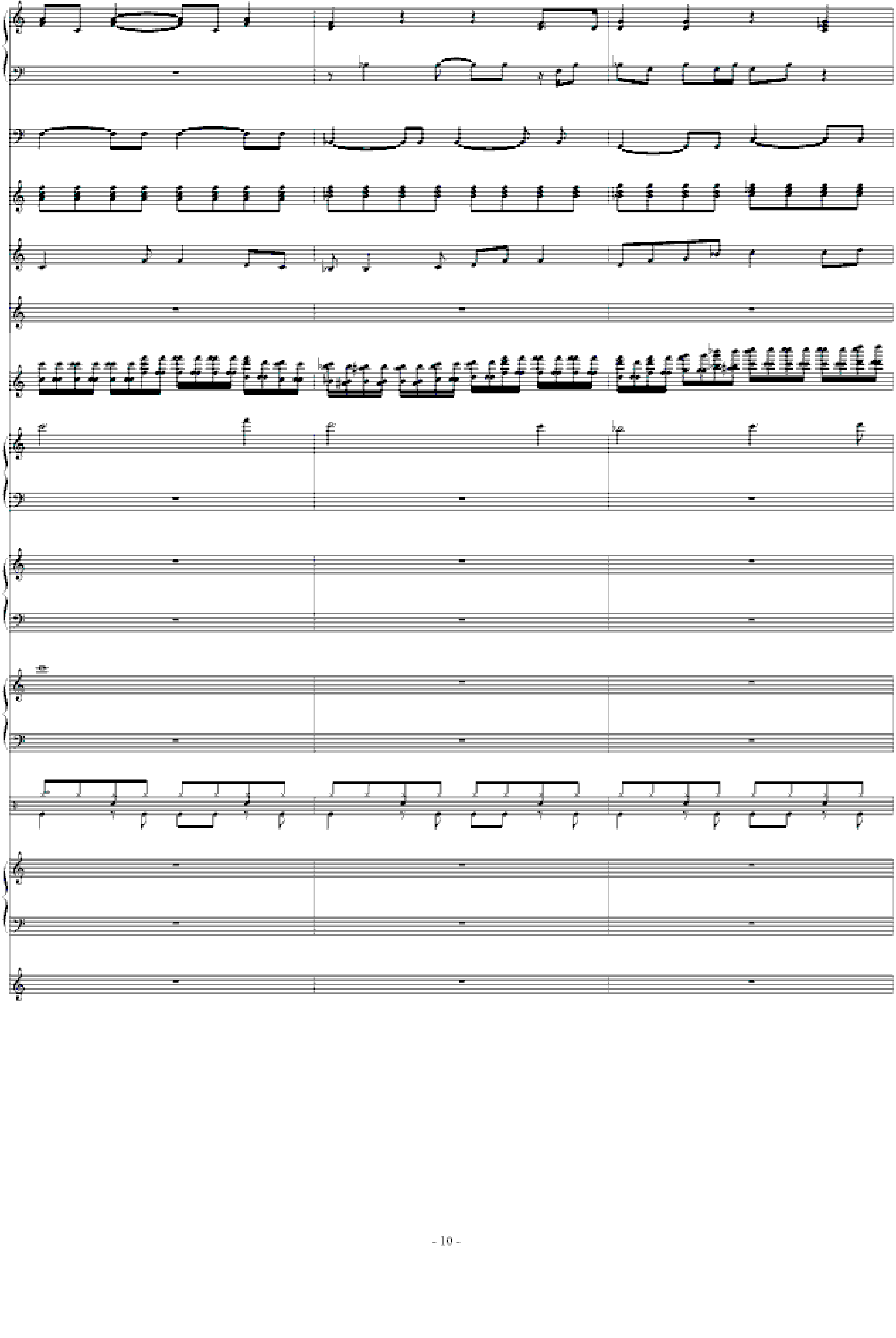 北国之春-总谱(强力推荐)