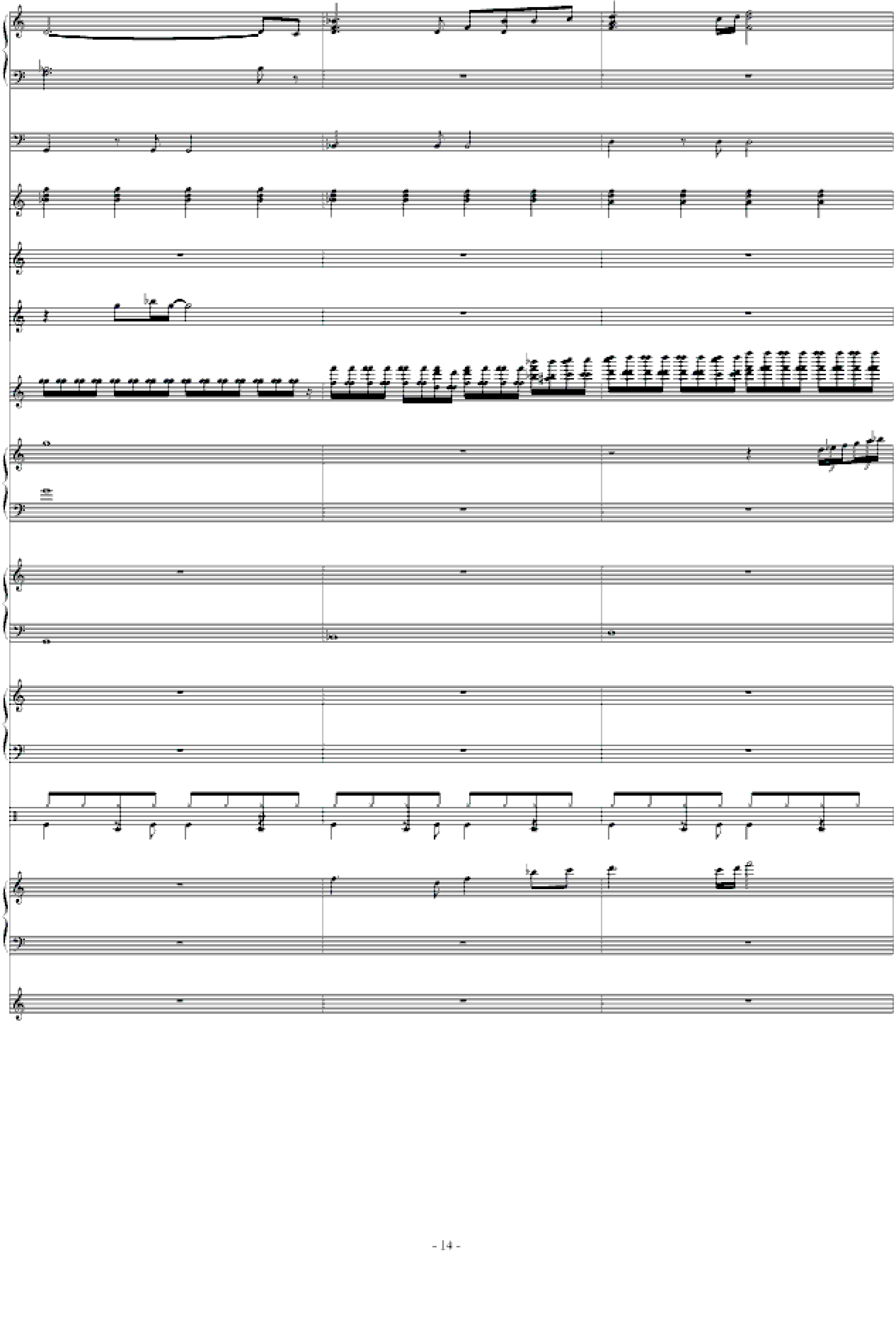 北国之春-总谱(强力推荐)