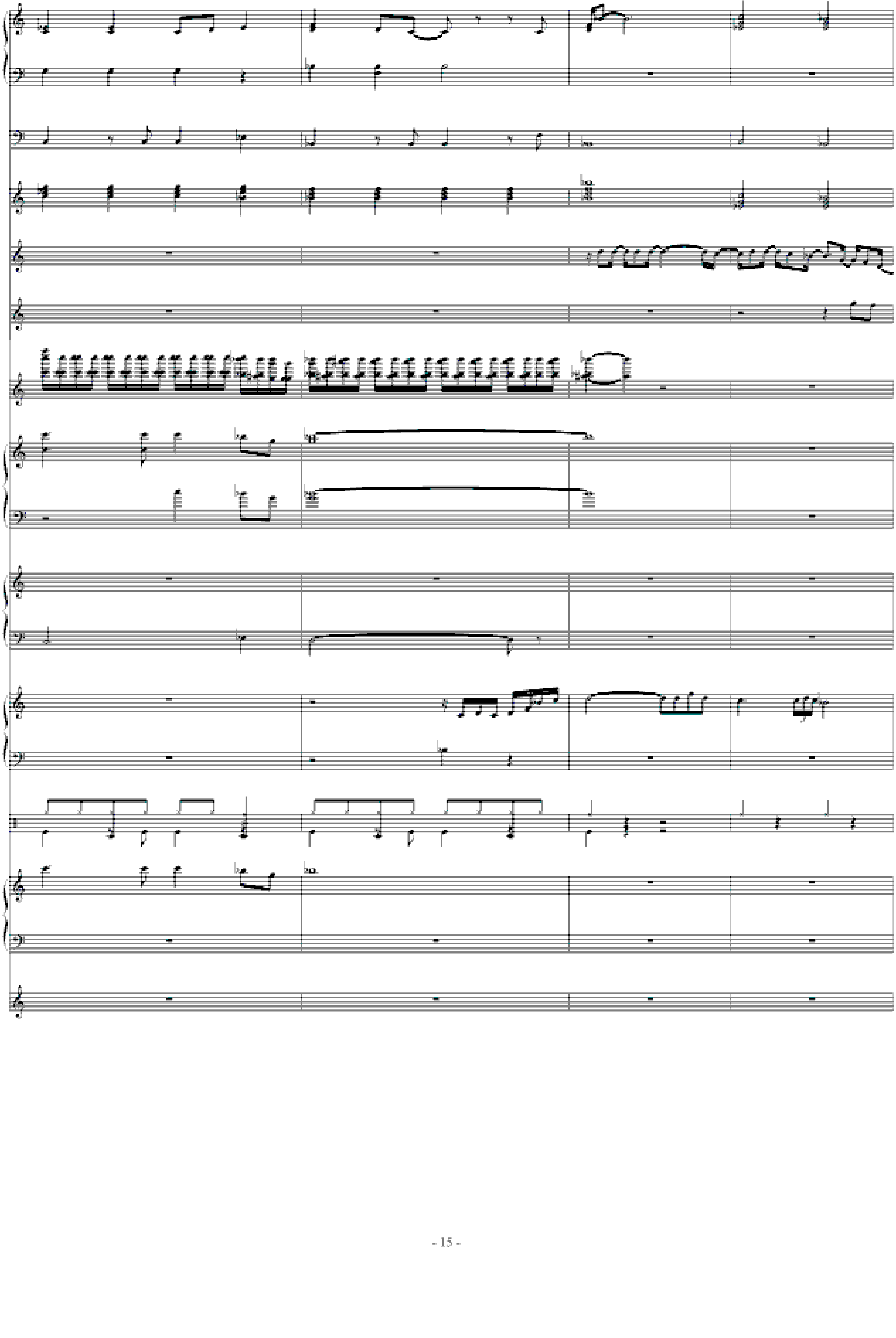 北国之春-总谱(强力推荐)