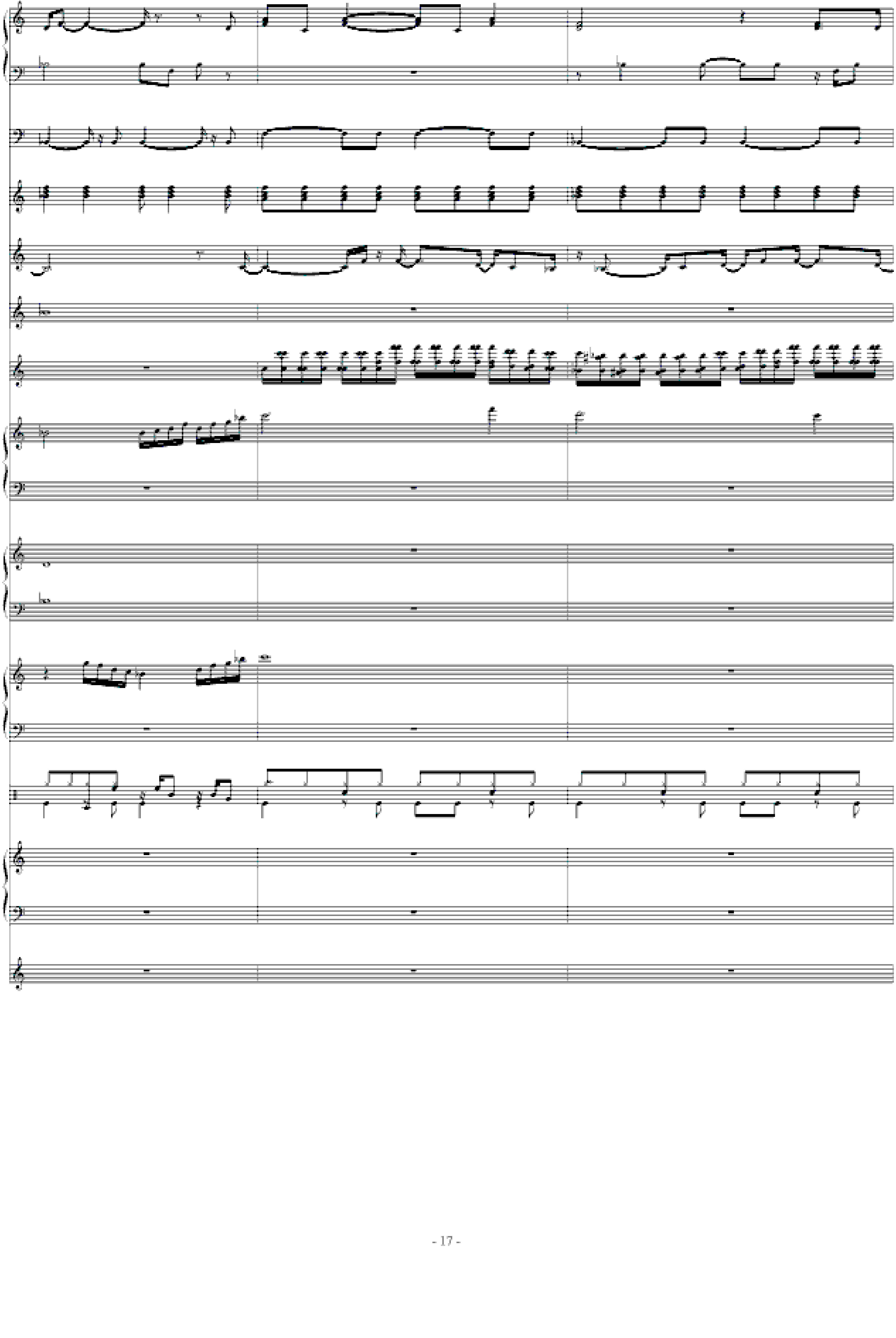 北国之春-总谱(强力推荐)