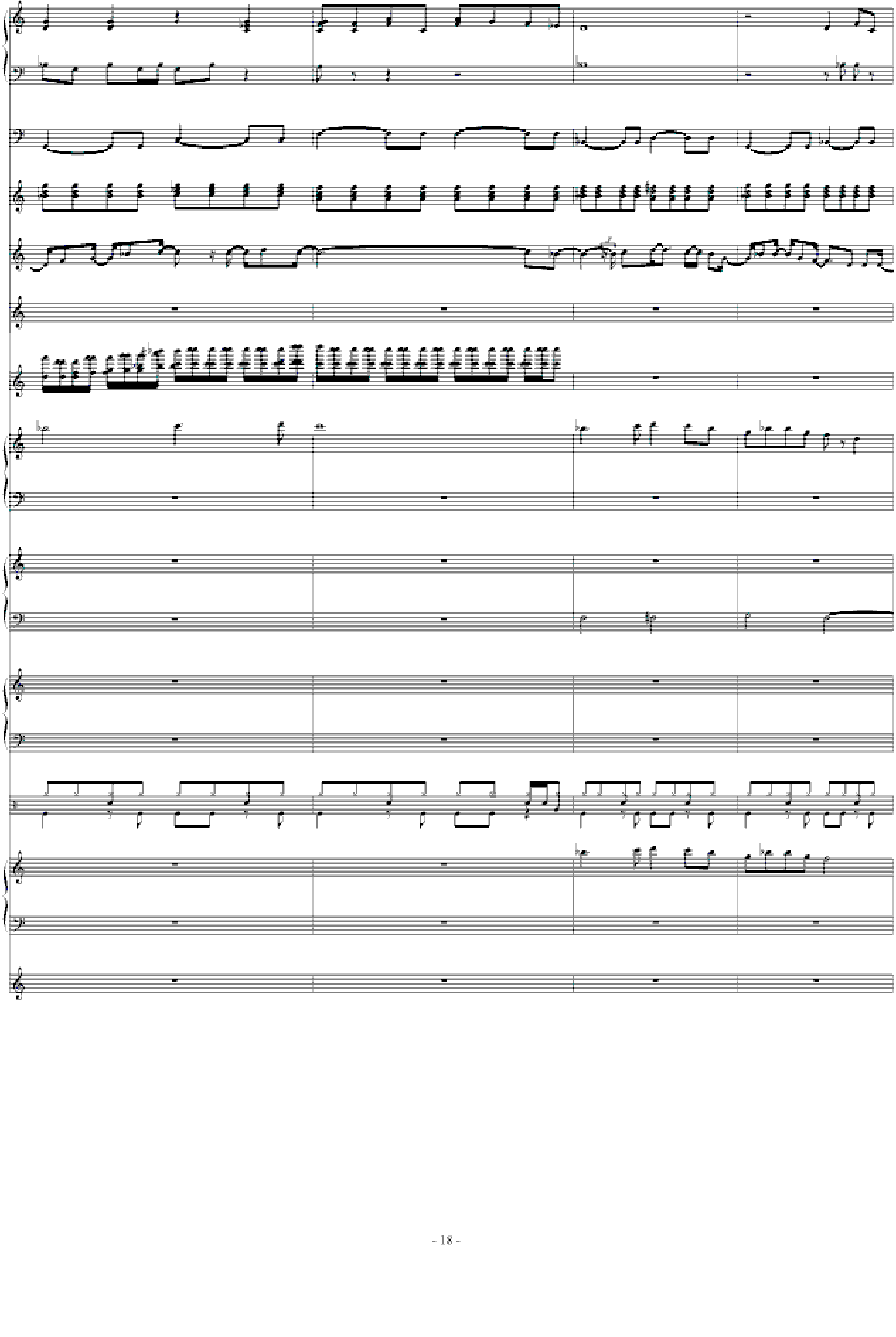 北国之春-总谱(强力推荐)