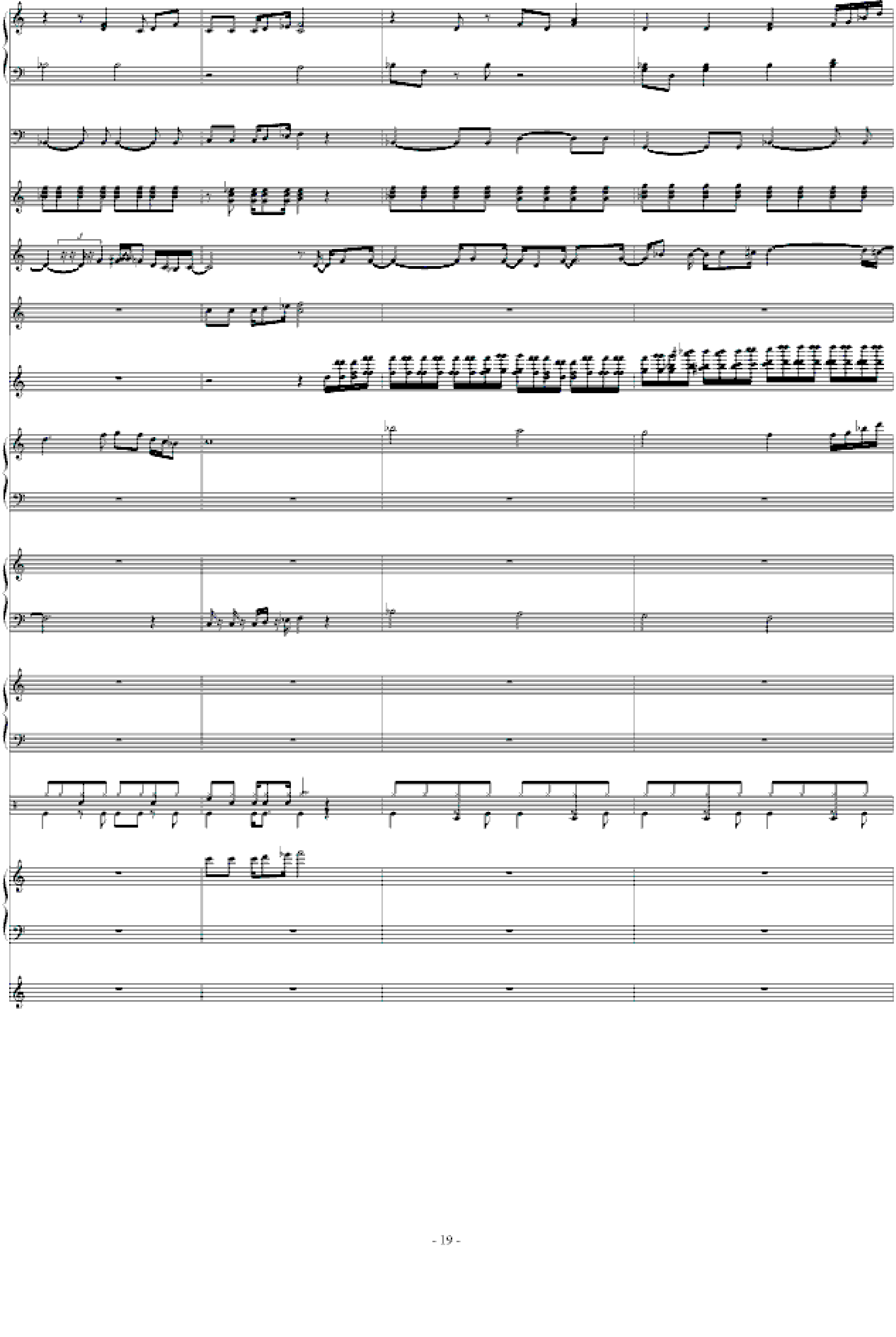 北国之春-总谱(强力推荐)