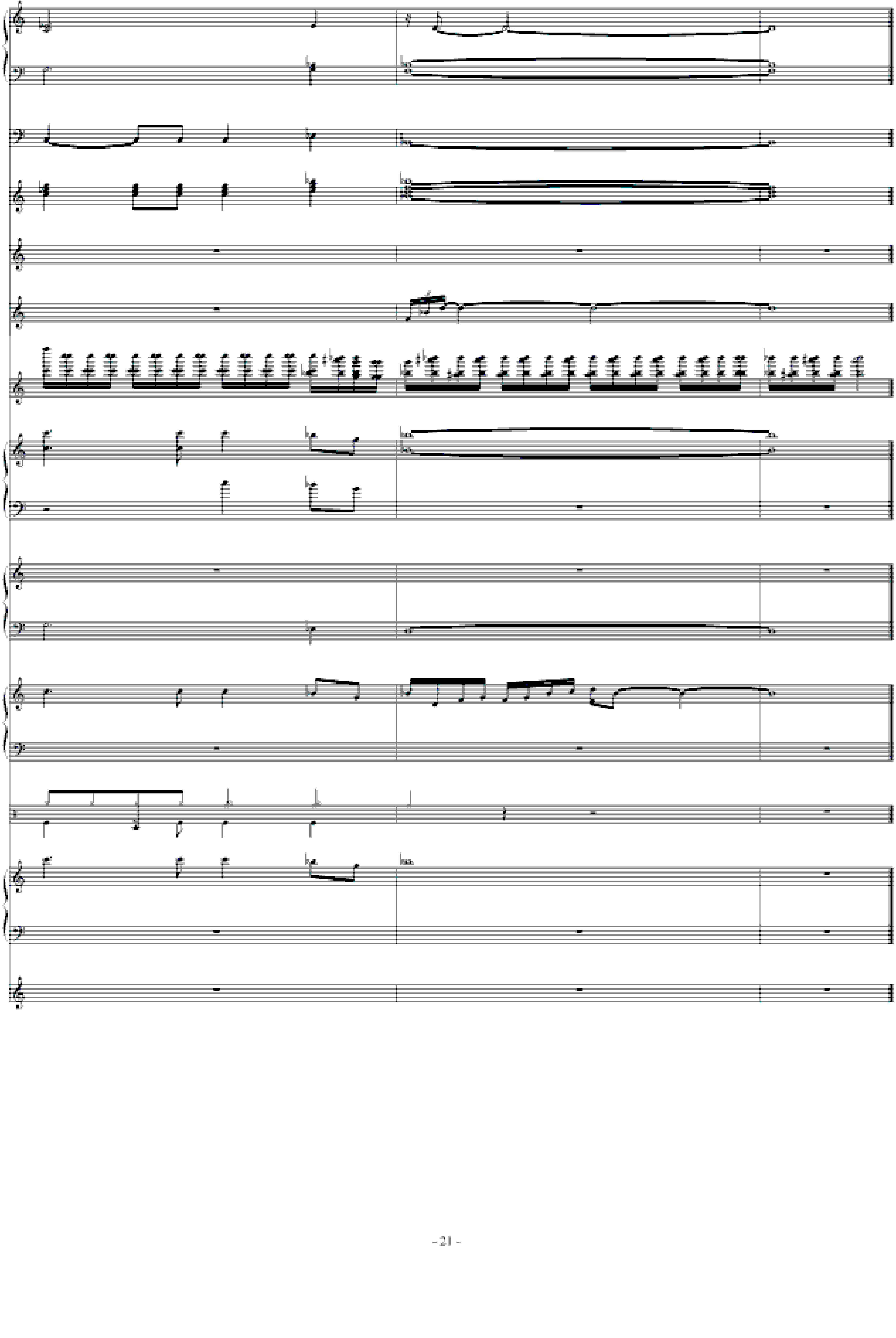 北国之春-总谱(强力推荐)