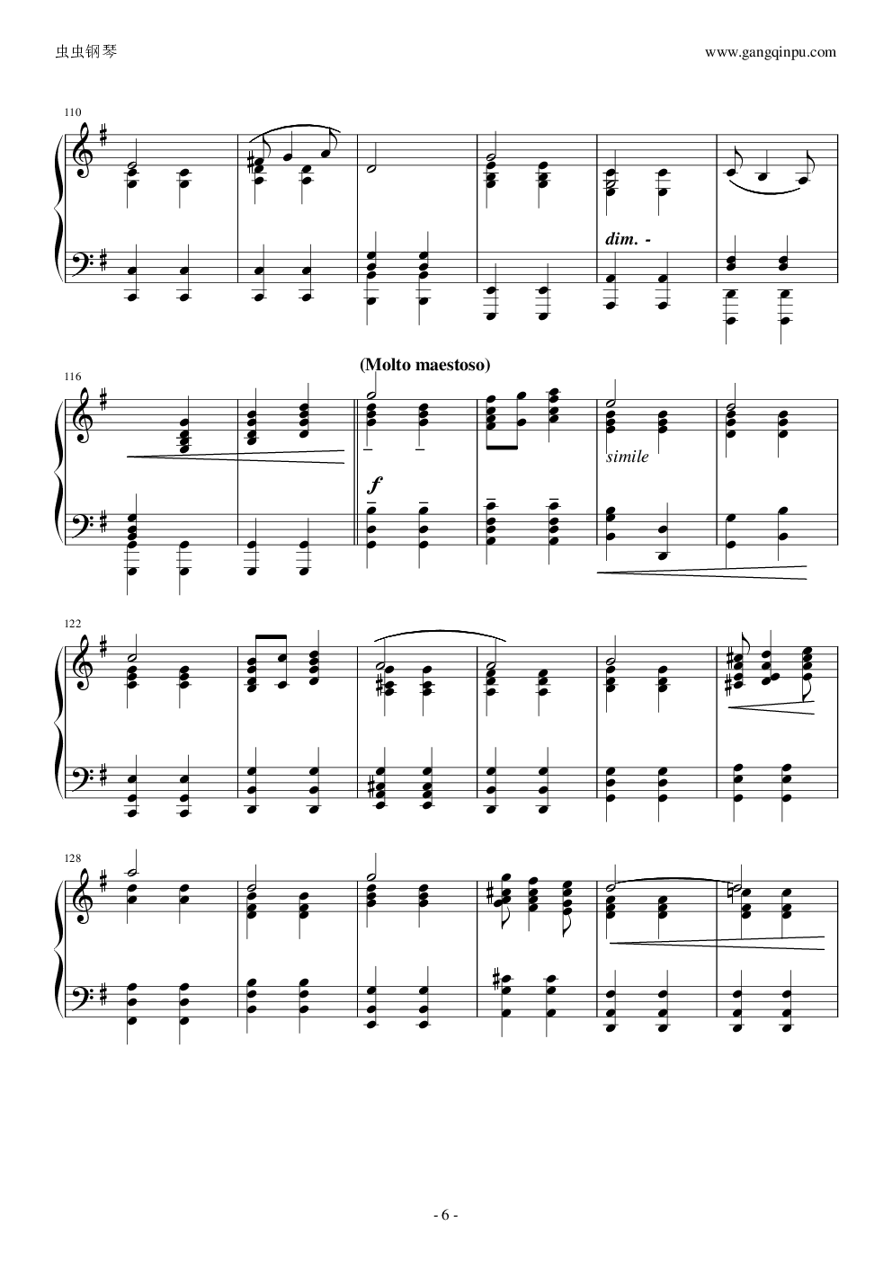 爆难第一号威风凛凛进行曲钢琴