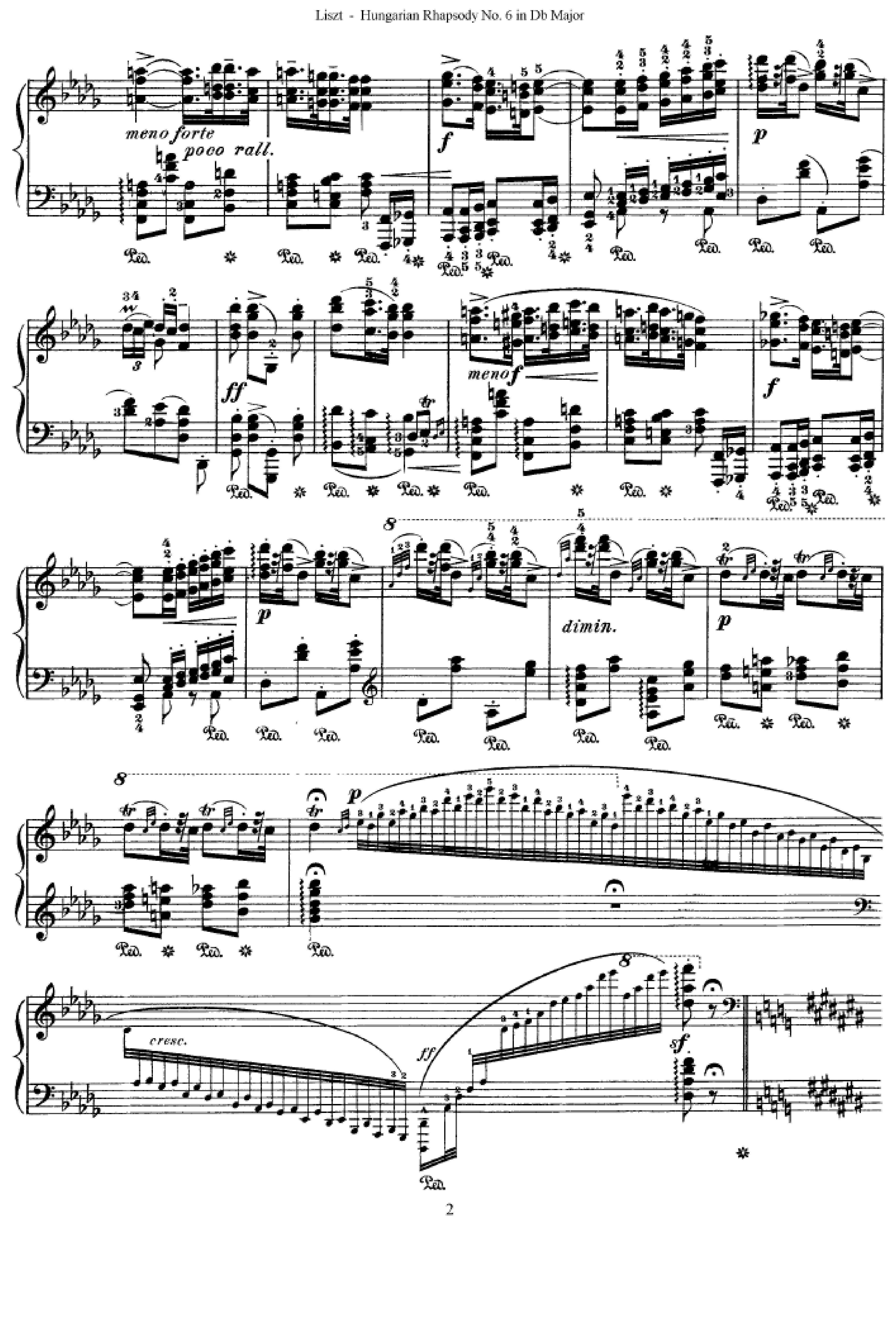 匈牙利狂想曲第六号