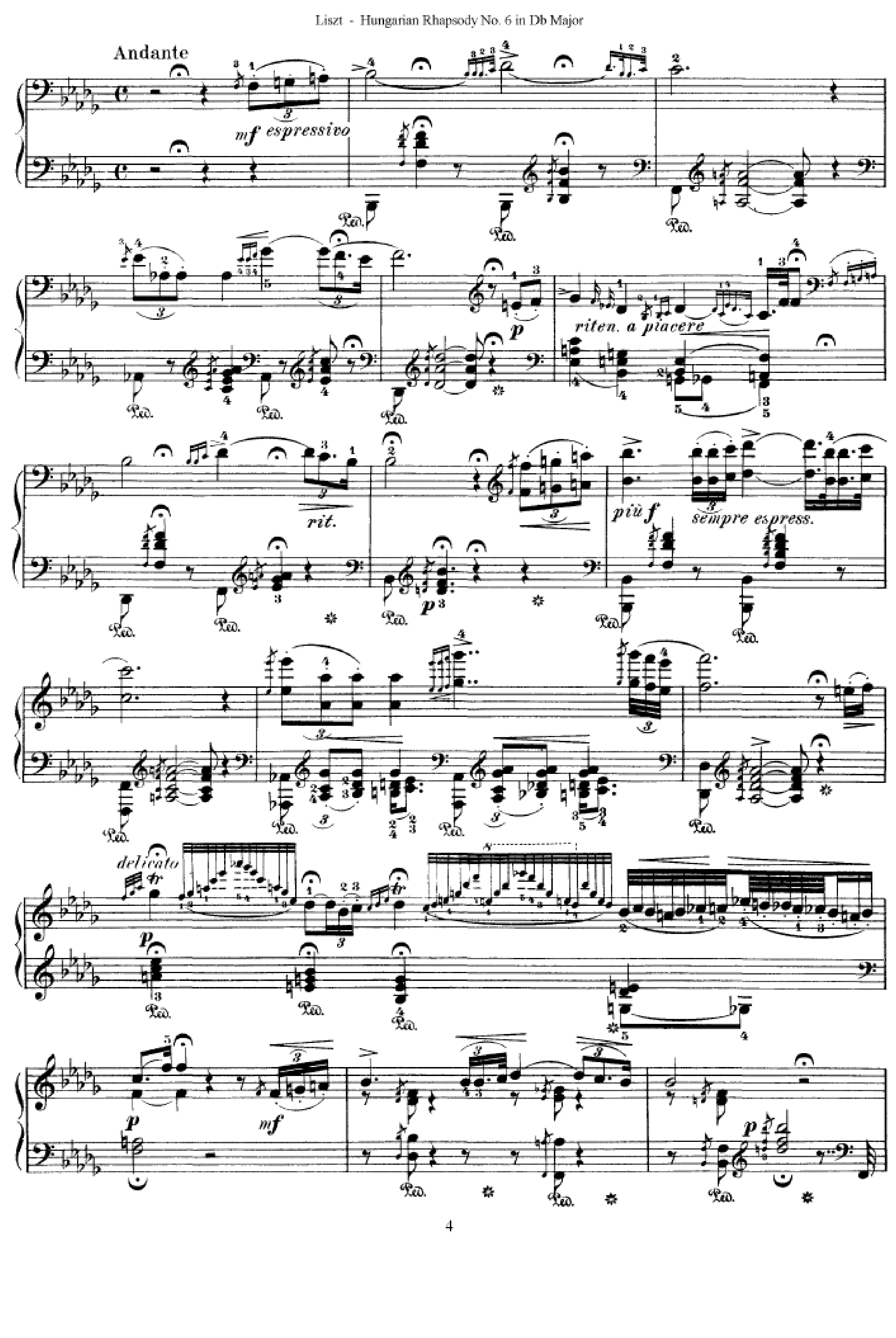 匈牙利狂想曲第六号