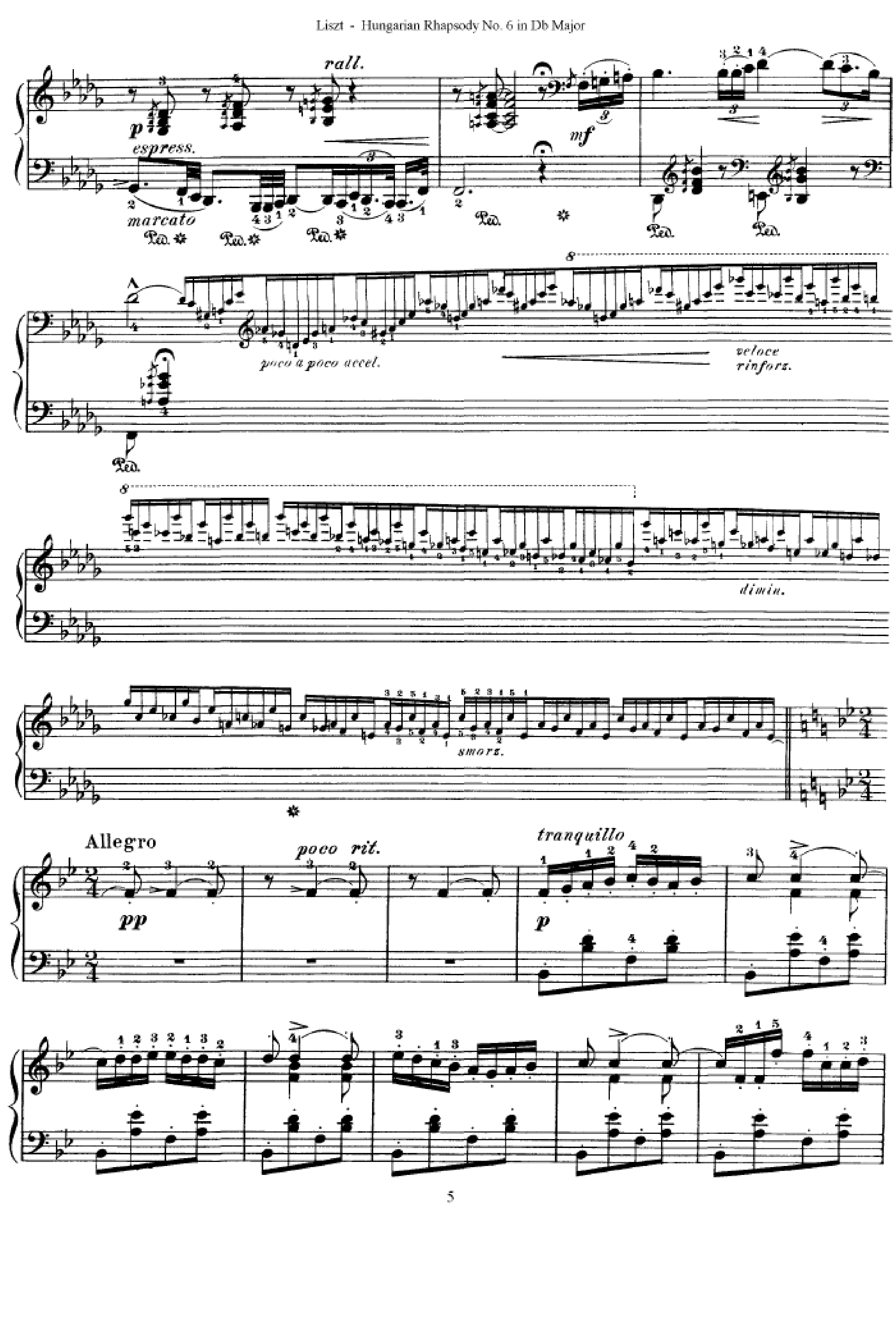 匈牙利狂想曲第六号