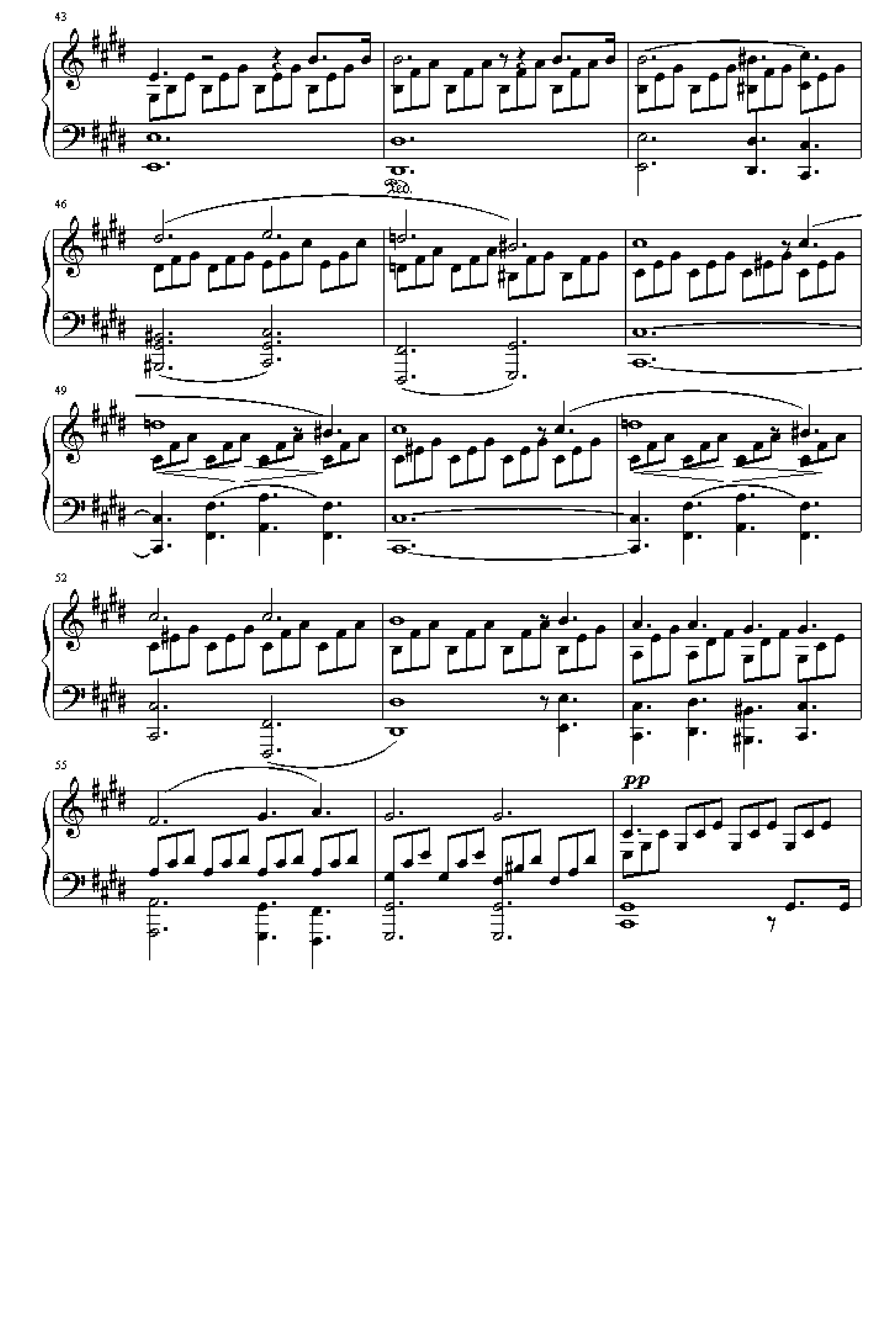 贝多芬《月光》第一乐章