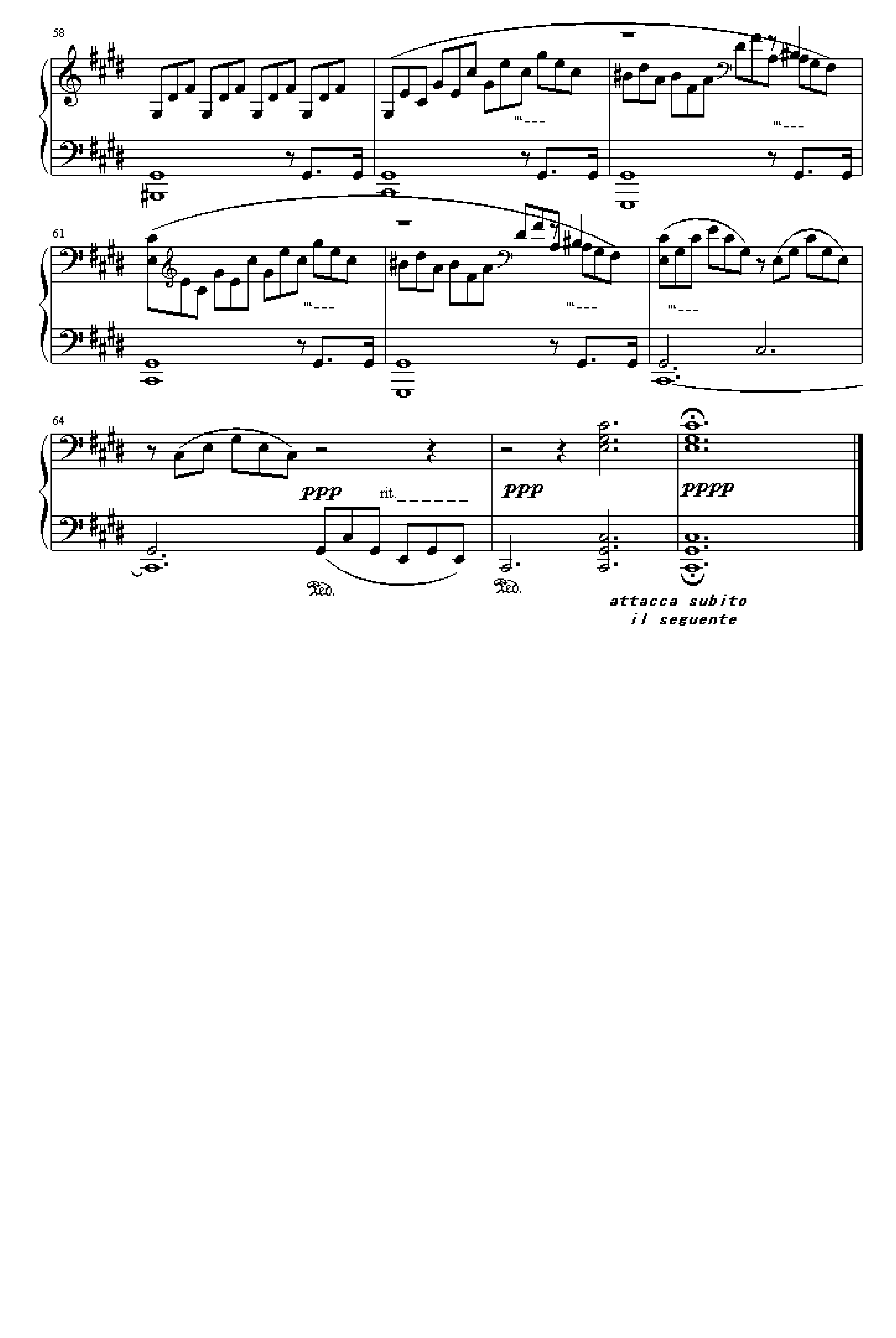 贝多芬《月光》第一乐章