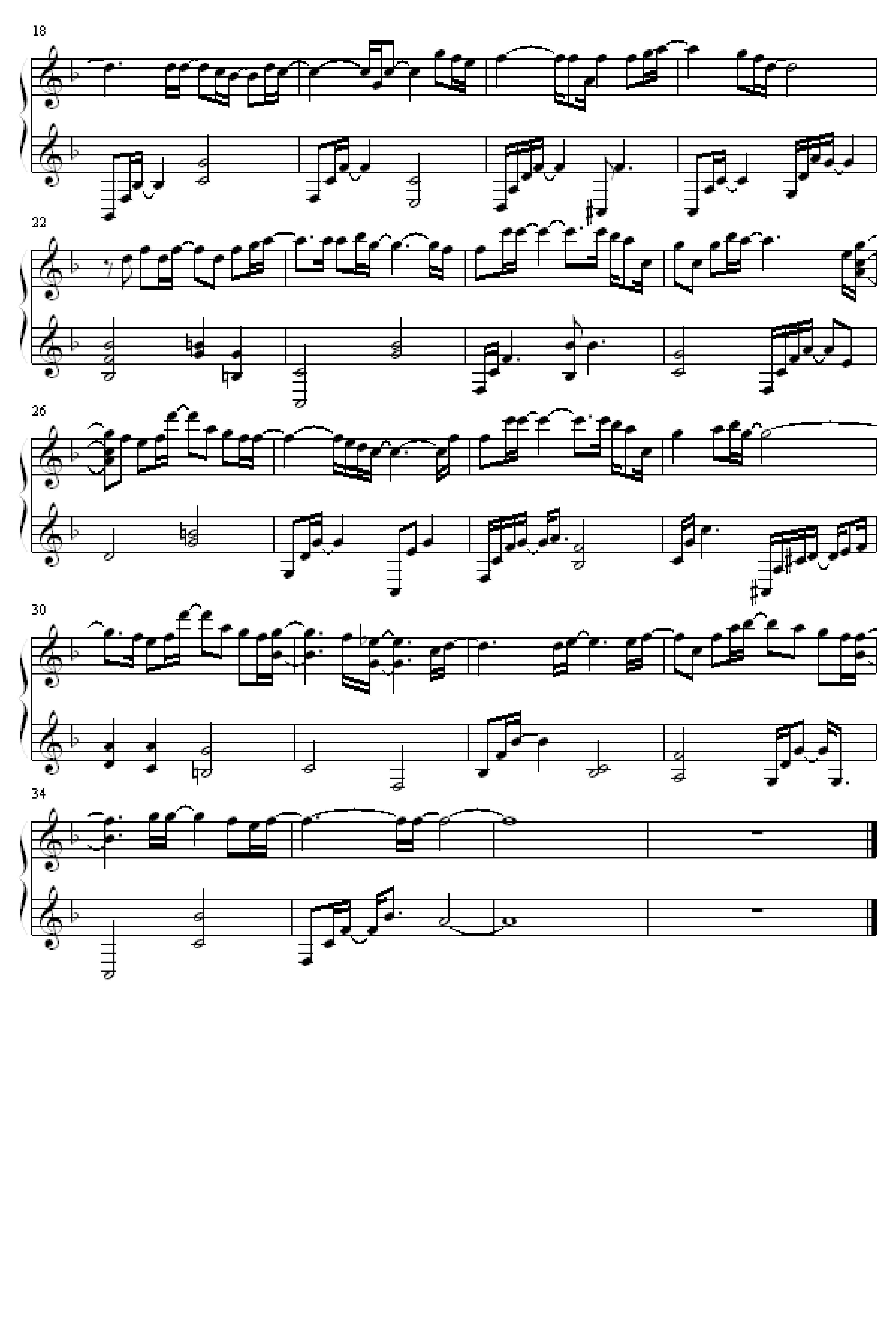 alone钢琴谱-迷糊西瓜-虫虫乐谱