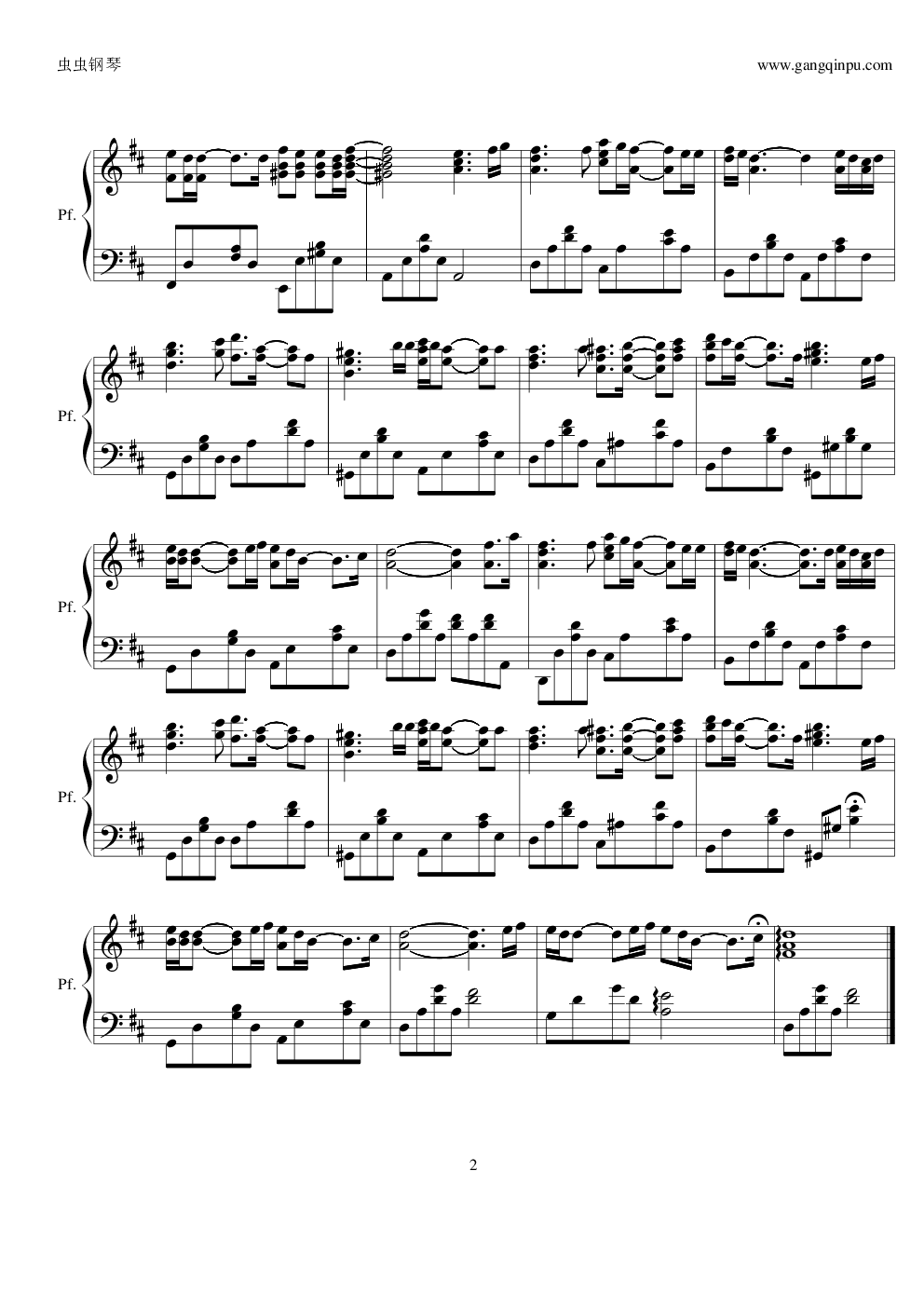 ring钢琴谱-stafferry-虫虫乐谱