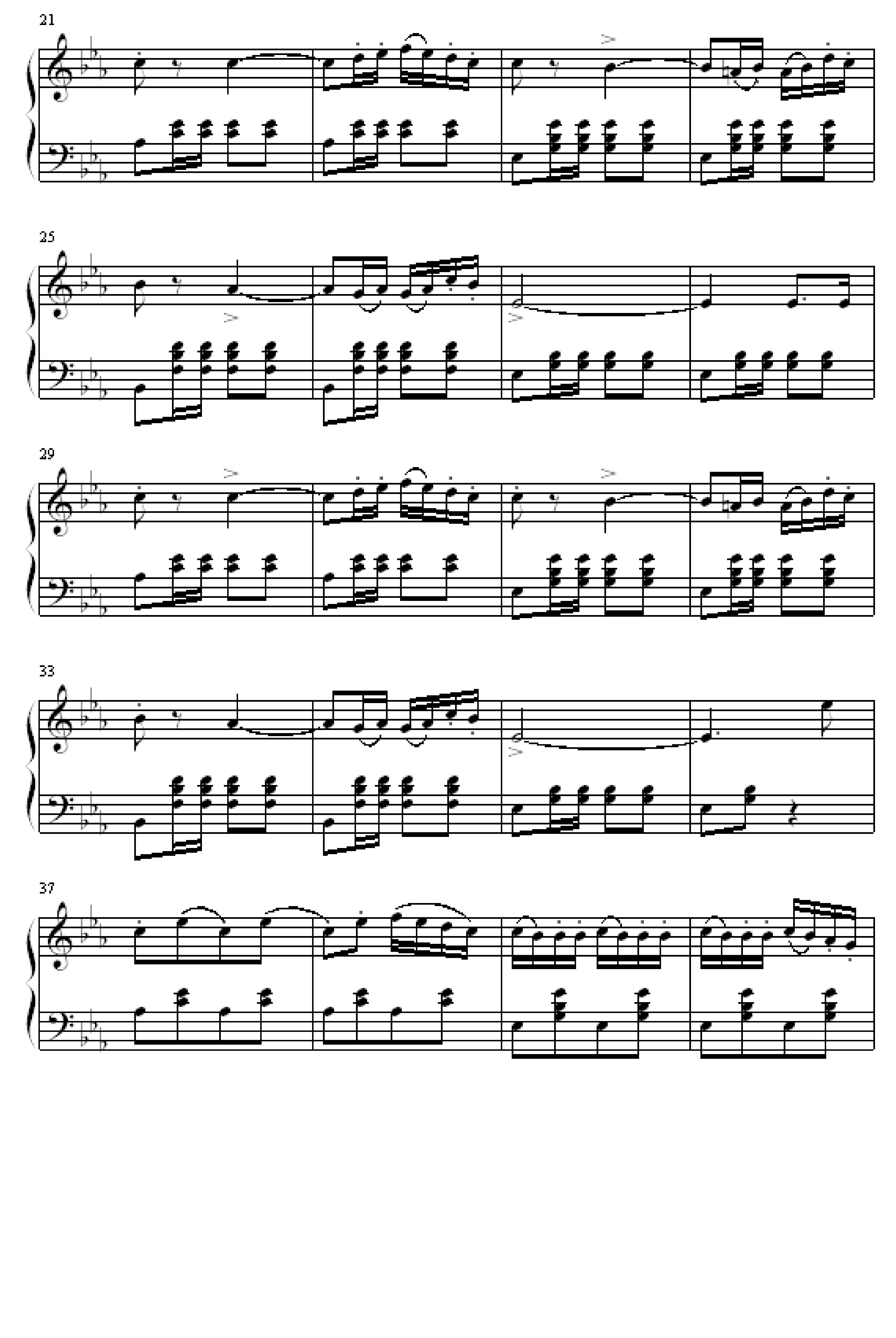 拿波里舞曲钢琴曲图片