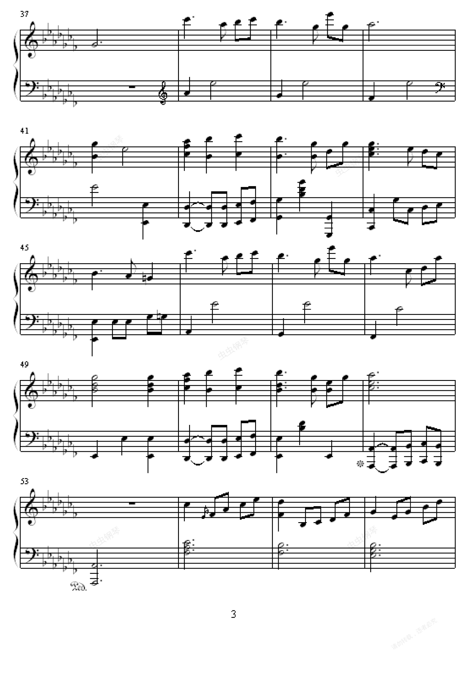 第1章 prologue,第1章 prologue钢琴谱,第1章 prologue-钢琴谱,第1章