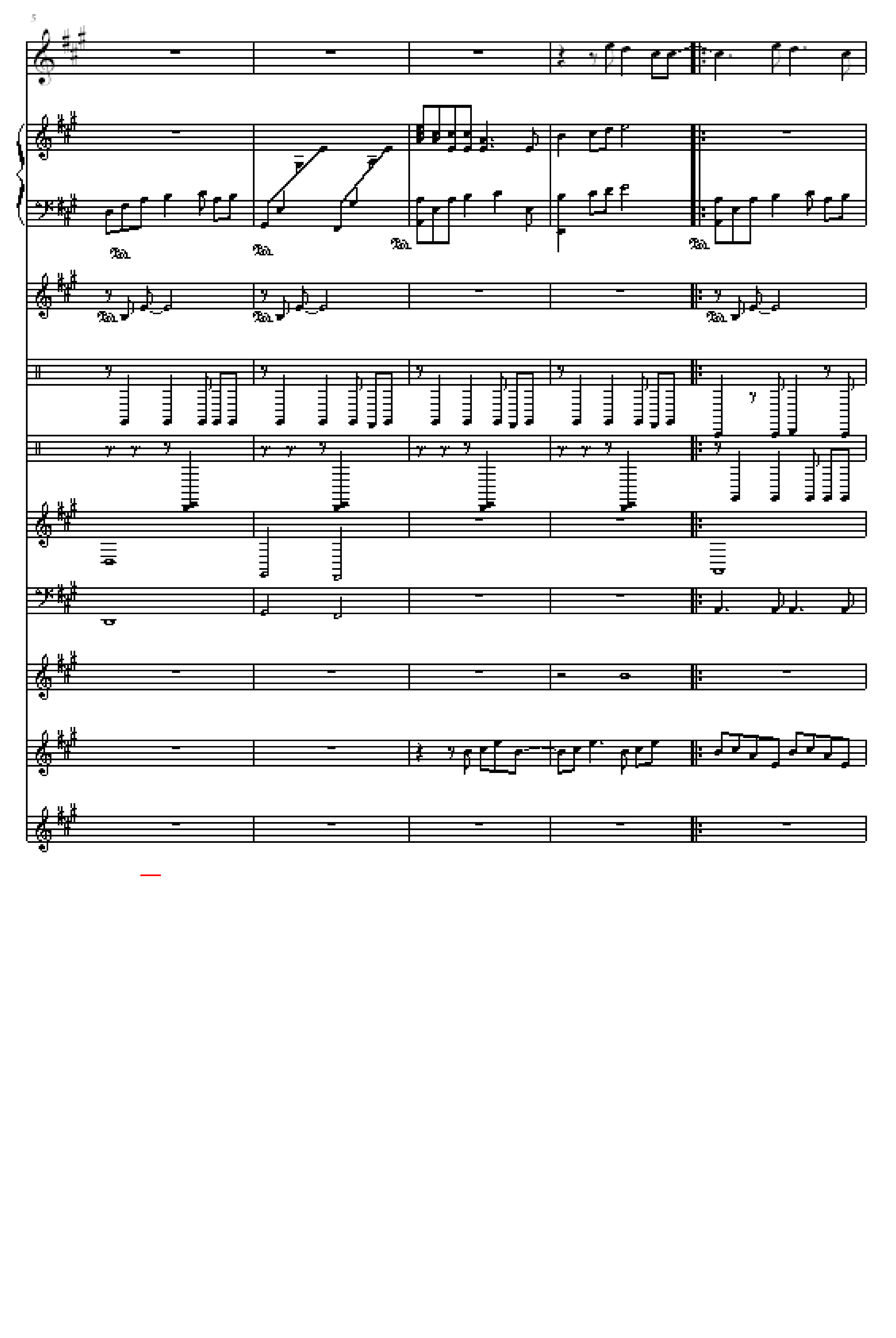 断了的弦-（总谱版）