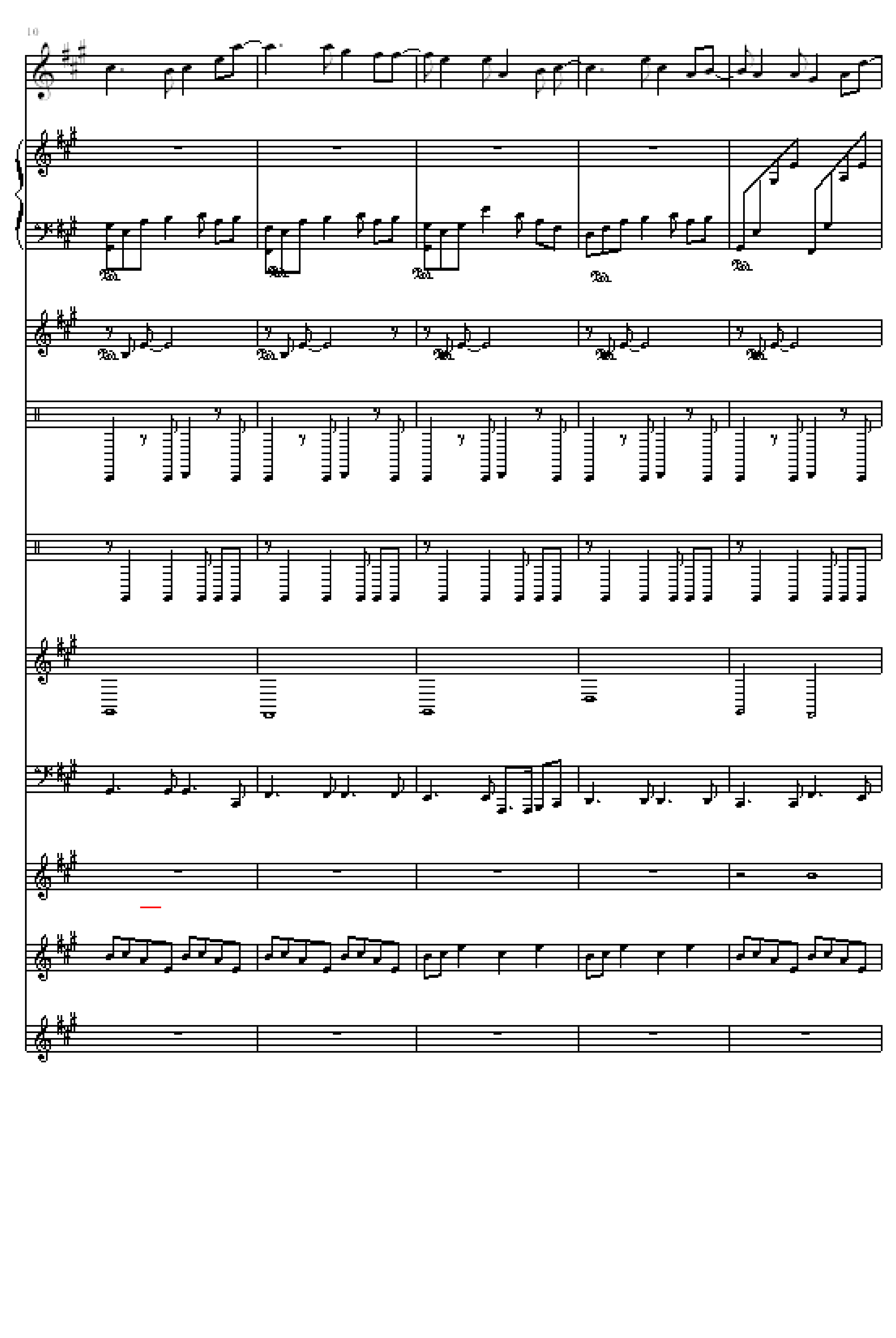 断了的弦-（总谱版）