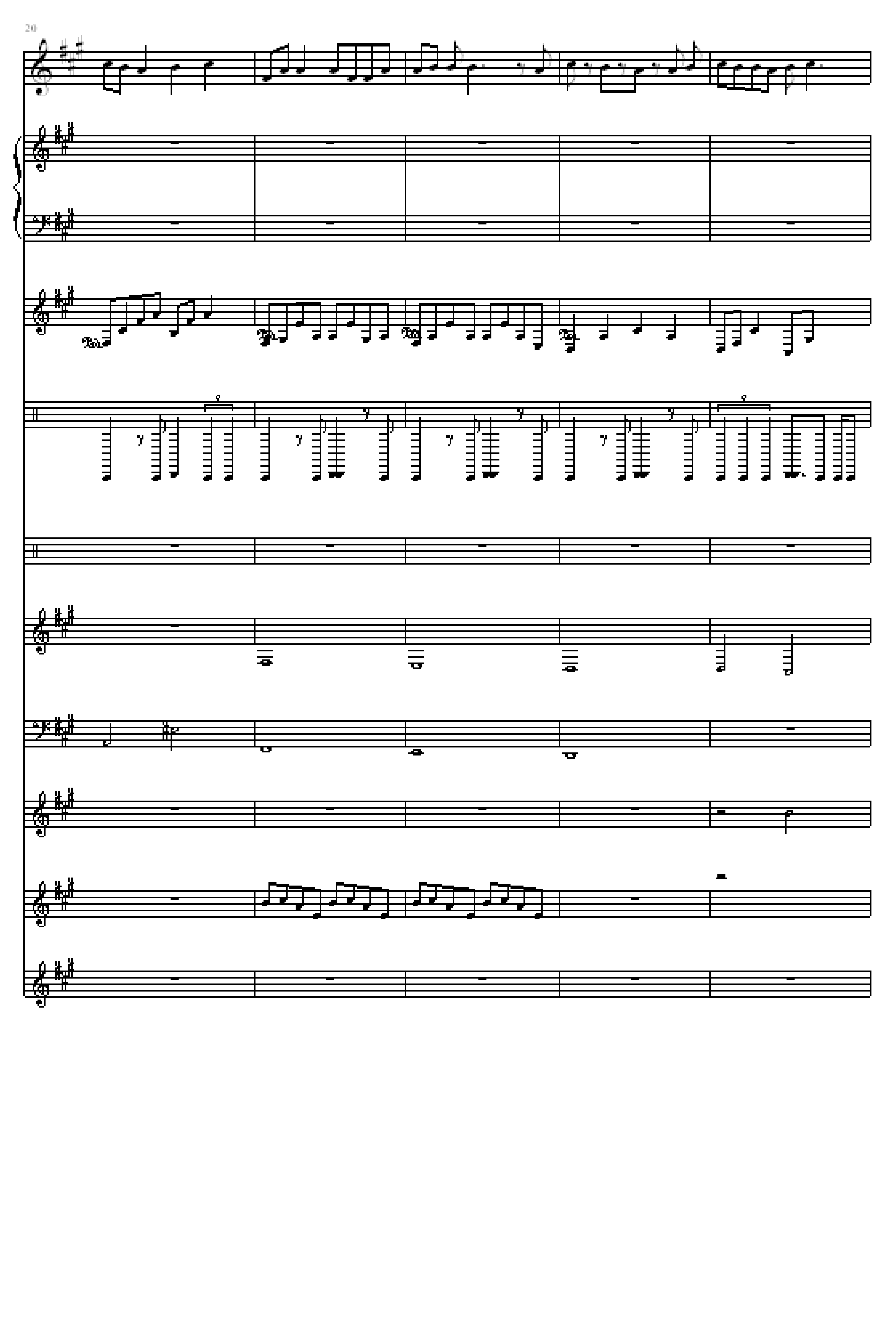 断了的弦-（总谱版）