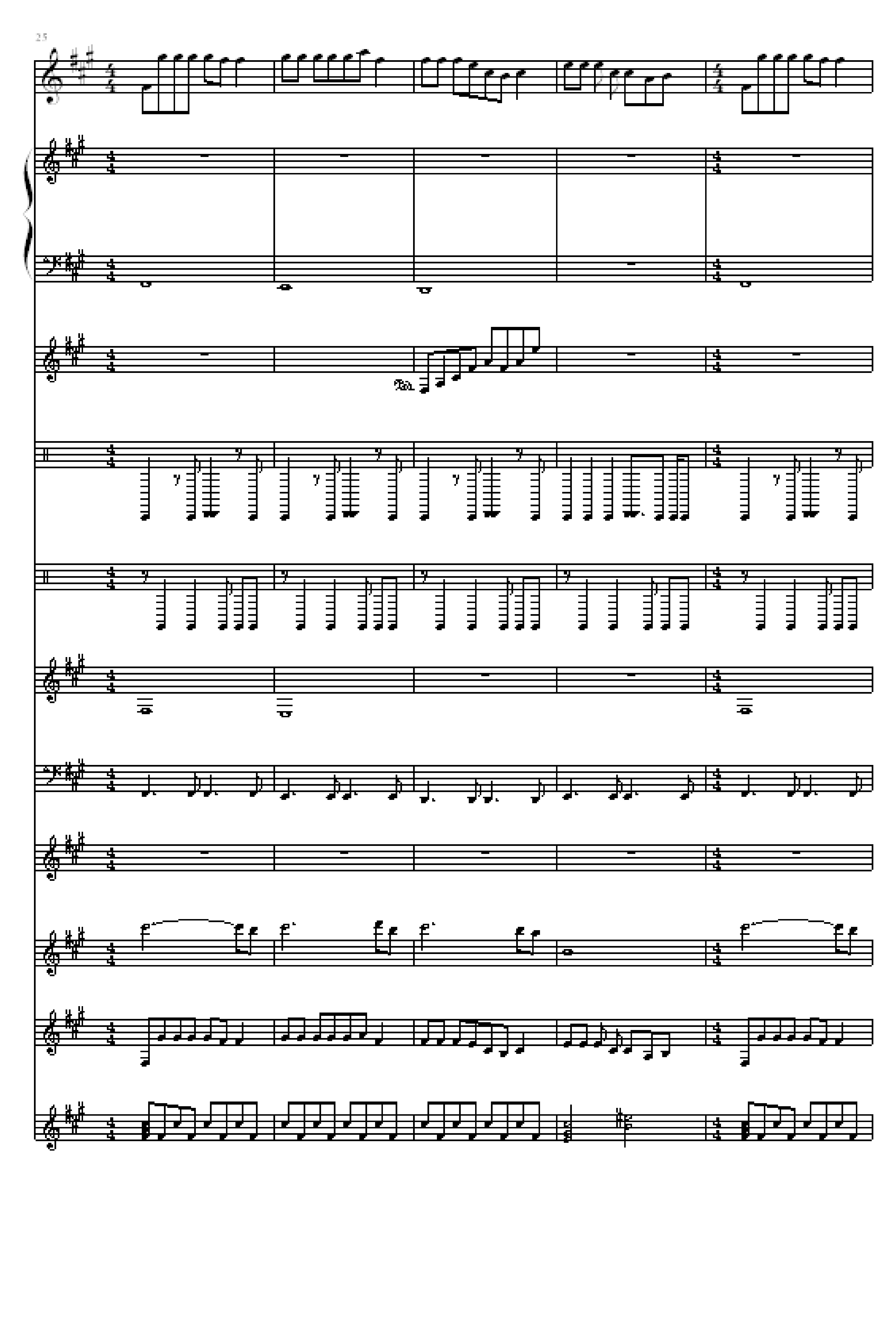 断了的弦-（总谱版）