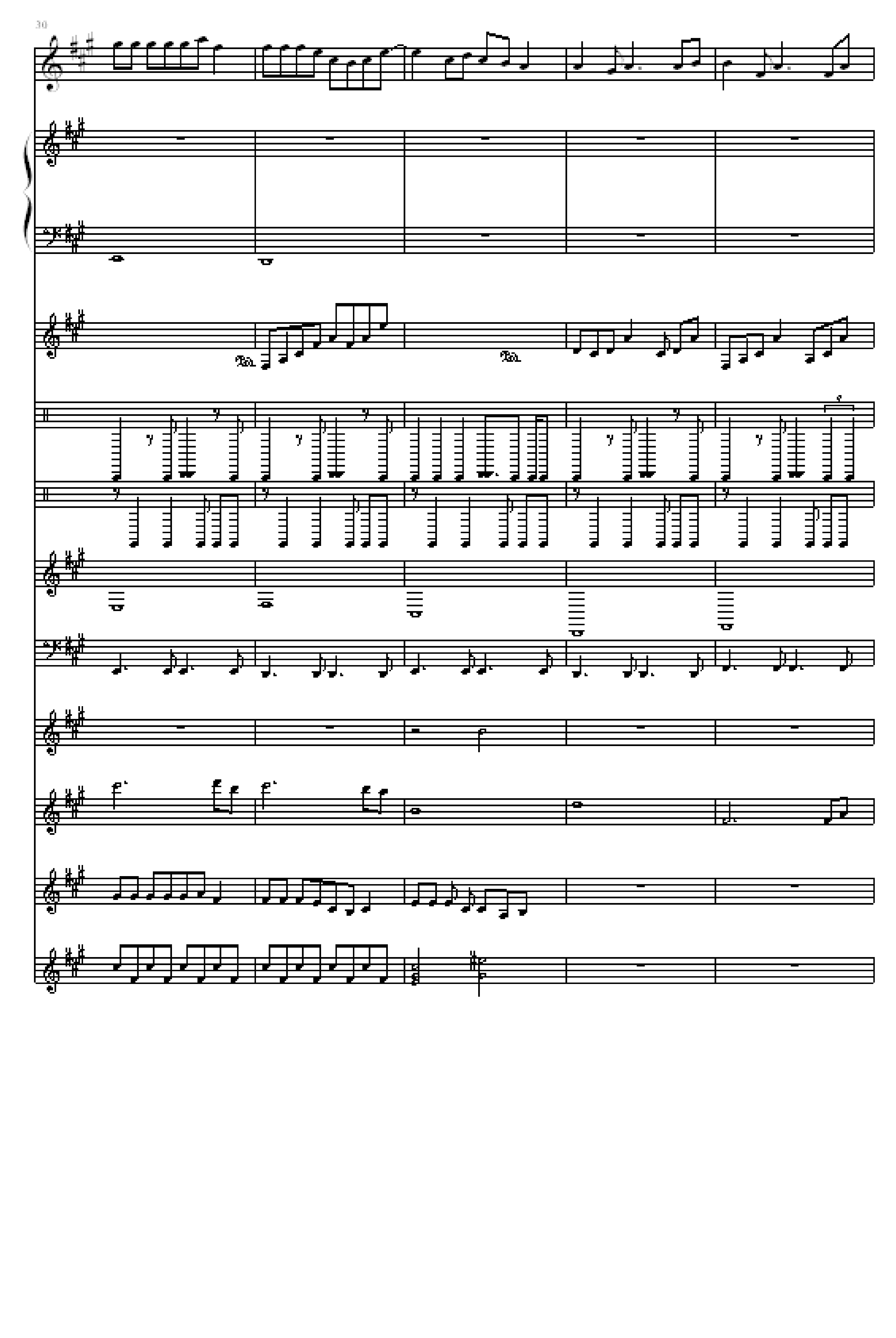 断了的弦-（总谱版）