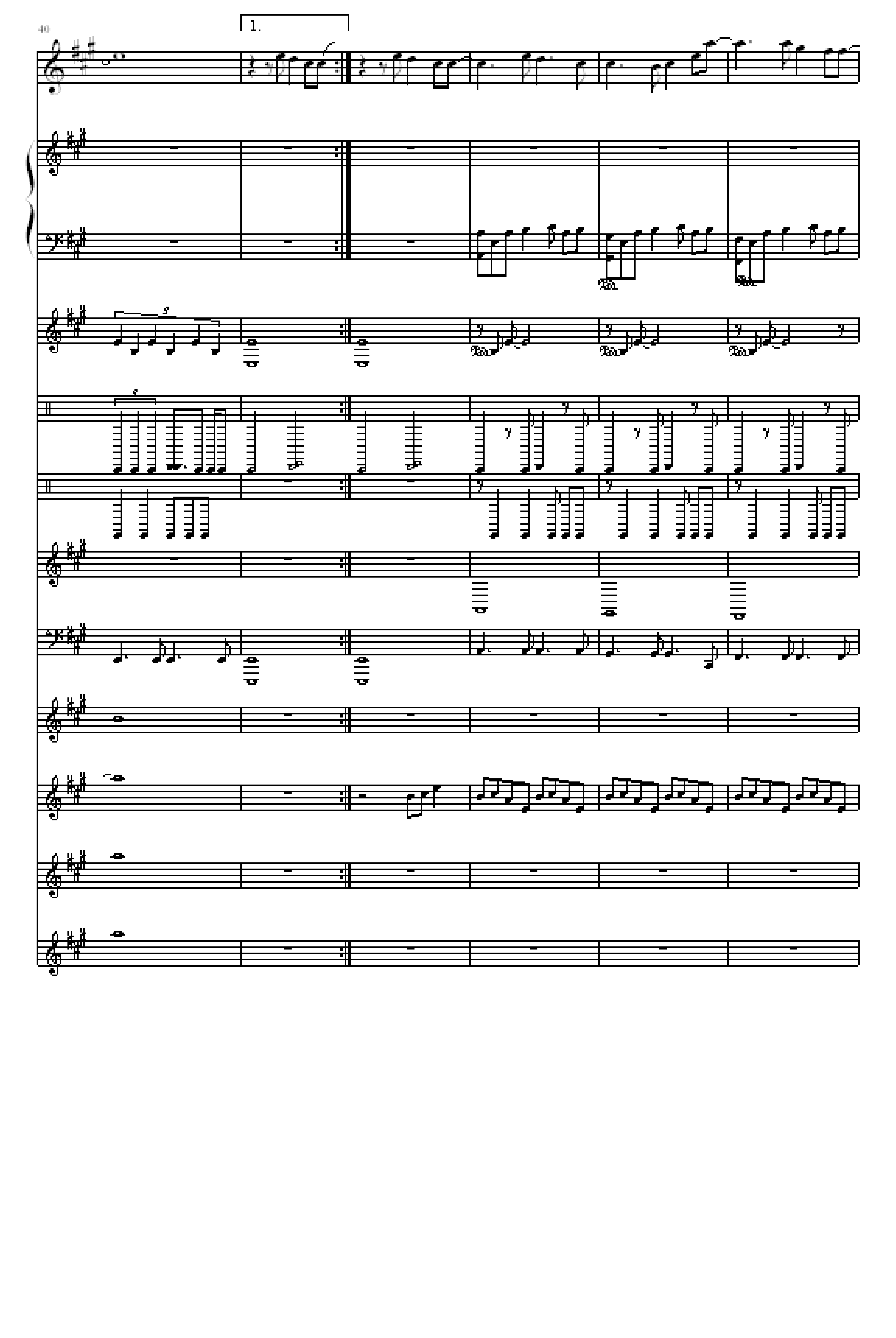 断了的弦-（总谱版）