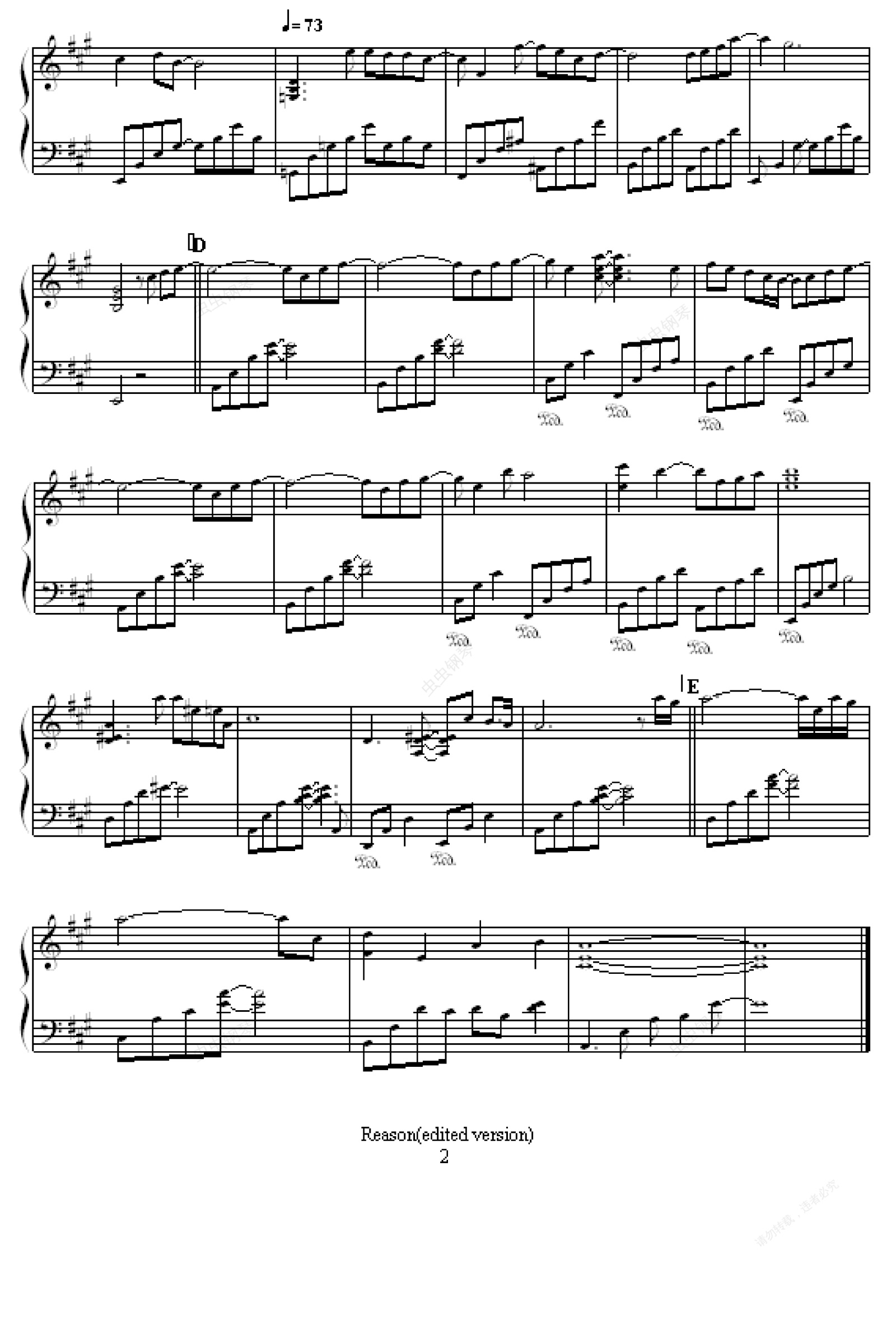 reason钢琴谱-519252893@qq.com-虫虫钢琴