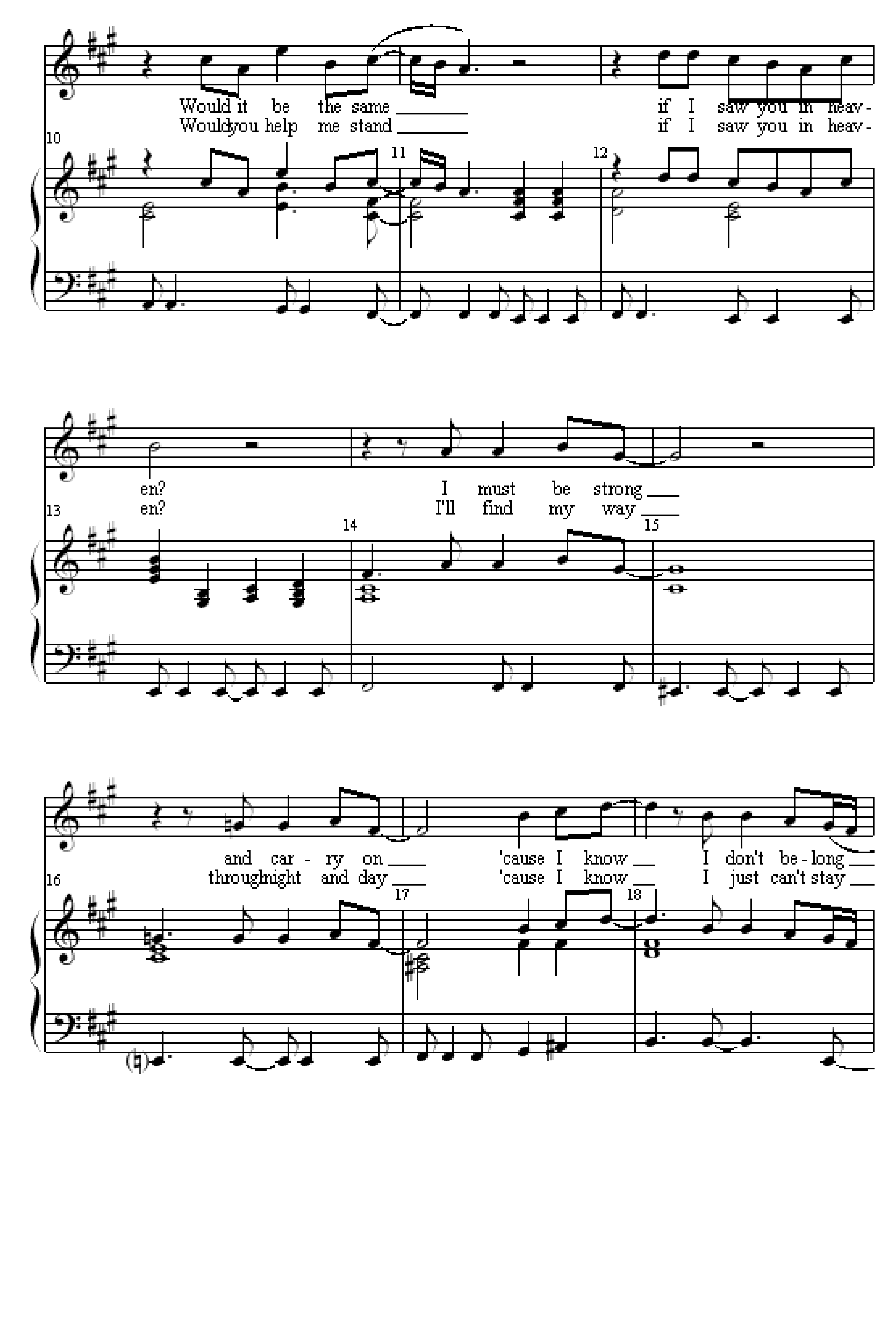 Tears In Heaven-泪洒天堂