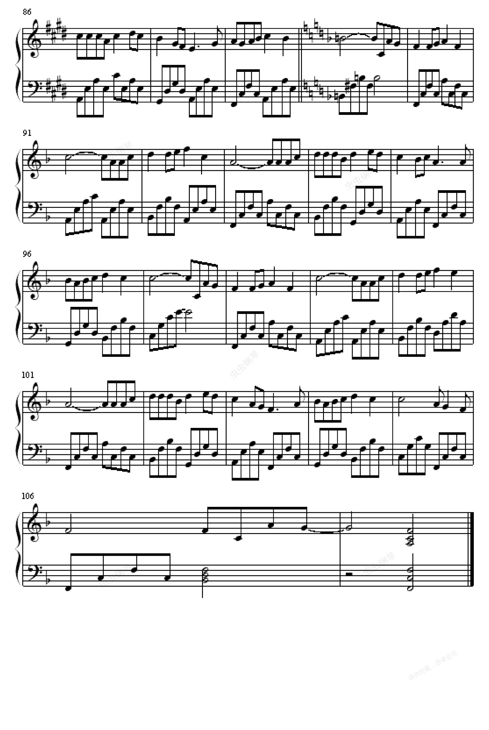 无赖,无赖钢琴谱,无赖-钢琴谱,无赖钢琴谱大全,虫虫钢琴谱下载-www.