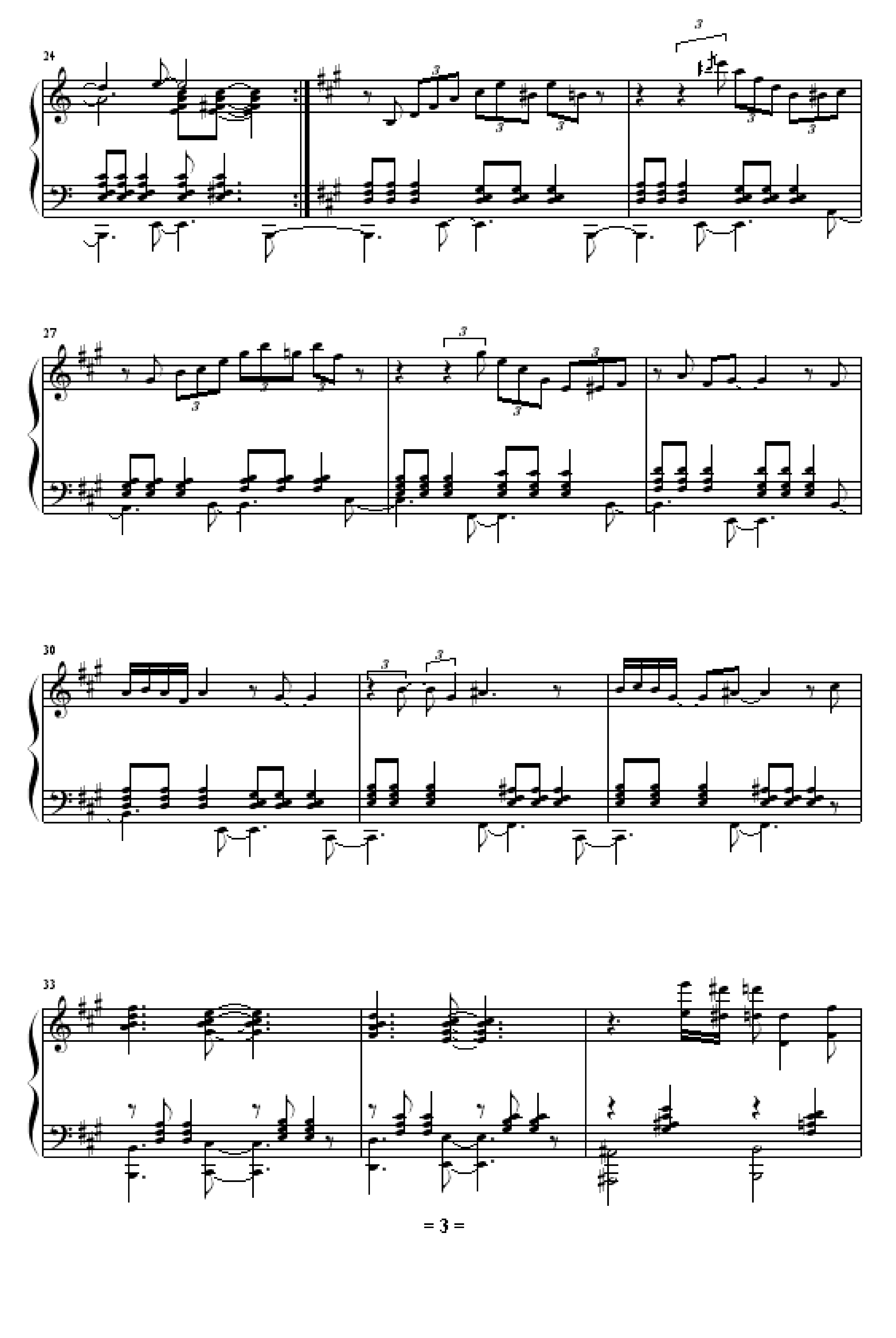 Tea For Two钢琴谱c调虫虫乐谱