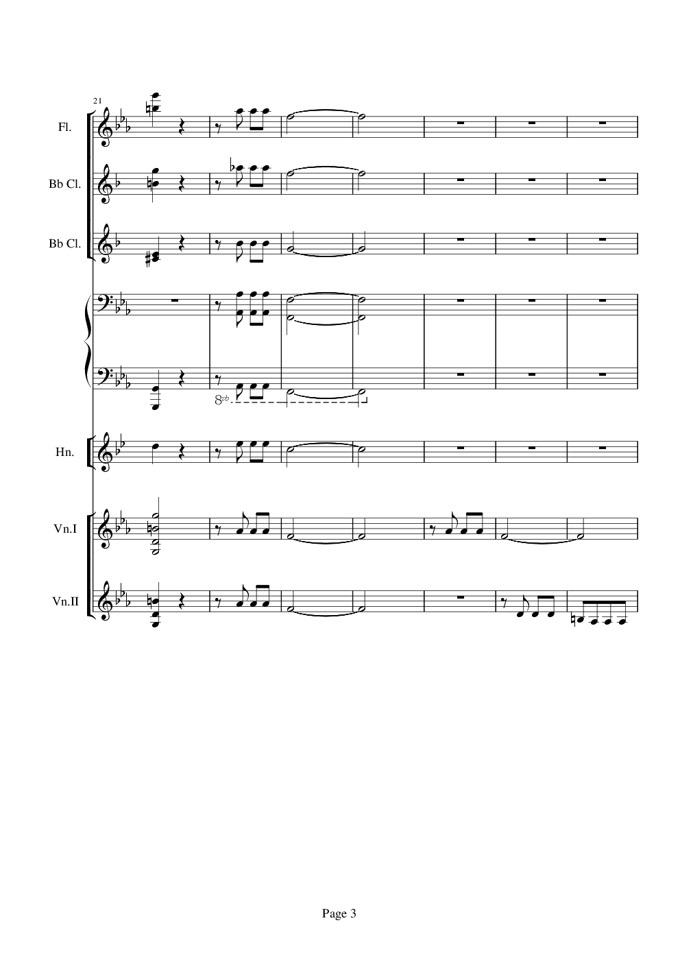 贝多芬的C小调第五命运交响曲总谱