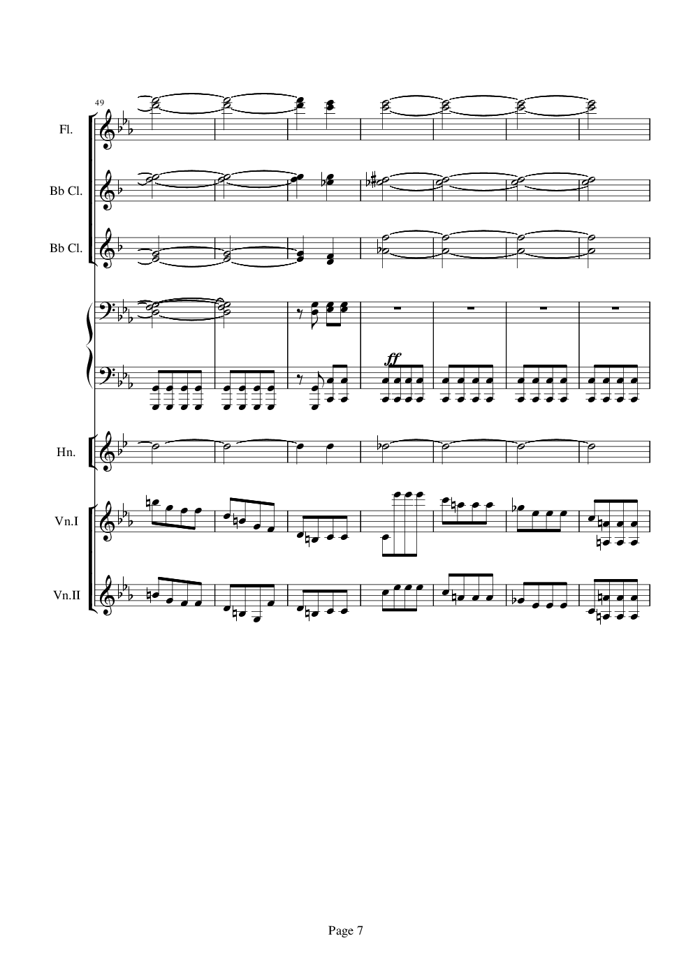 贝多芬的C小调第五命运交响曲总谱