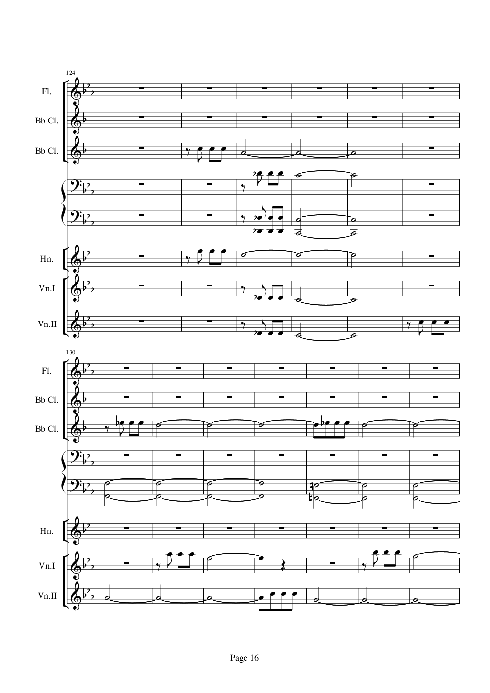 贝多芬的C小调第五命运交响曲总谱