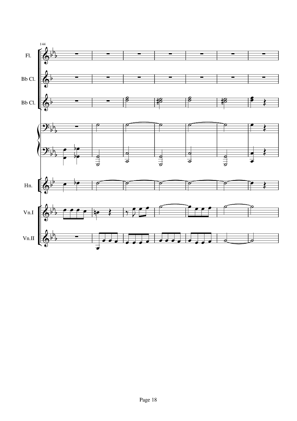 贝多芬的C小调第五命运交响曲总谱