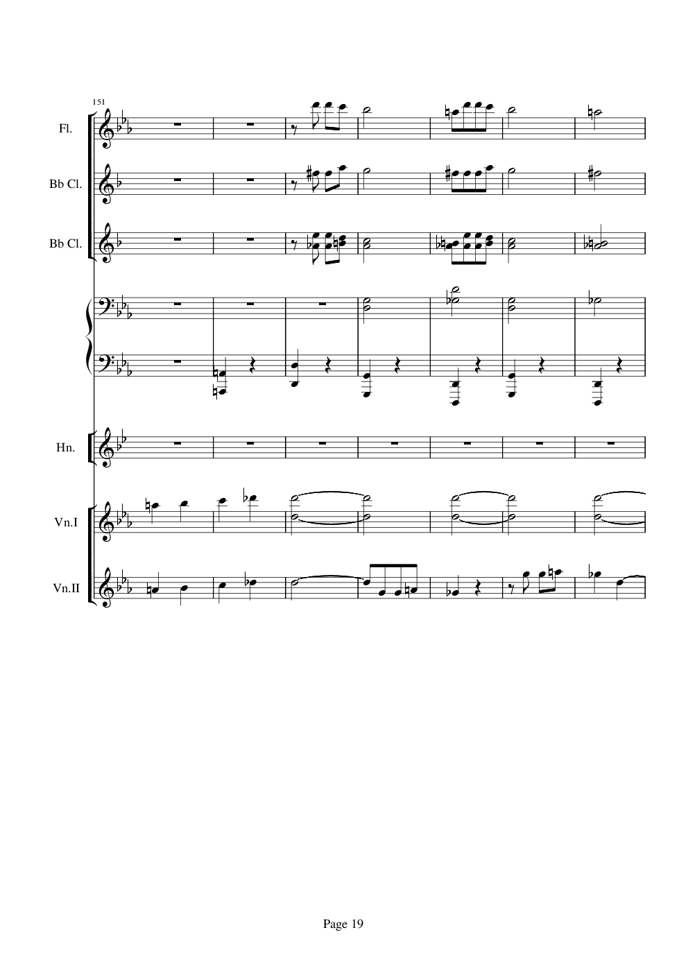 贝多芬的C小调第五命运交响曲总谱