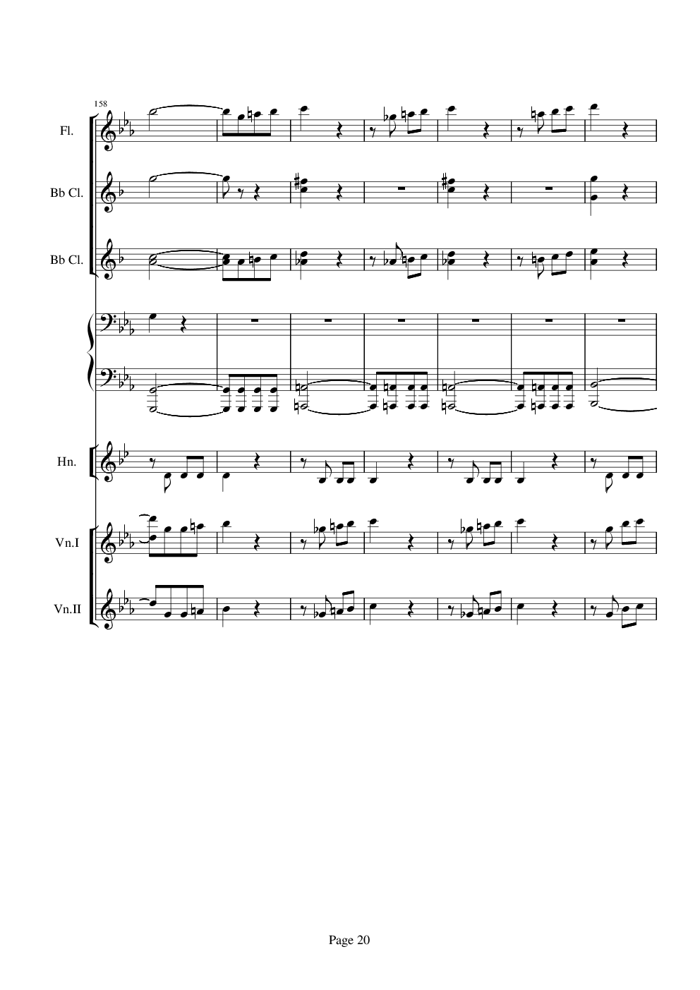 贝多芬的C小调第五命运交响曲总谱