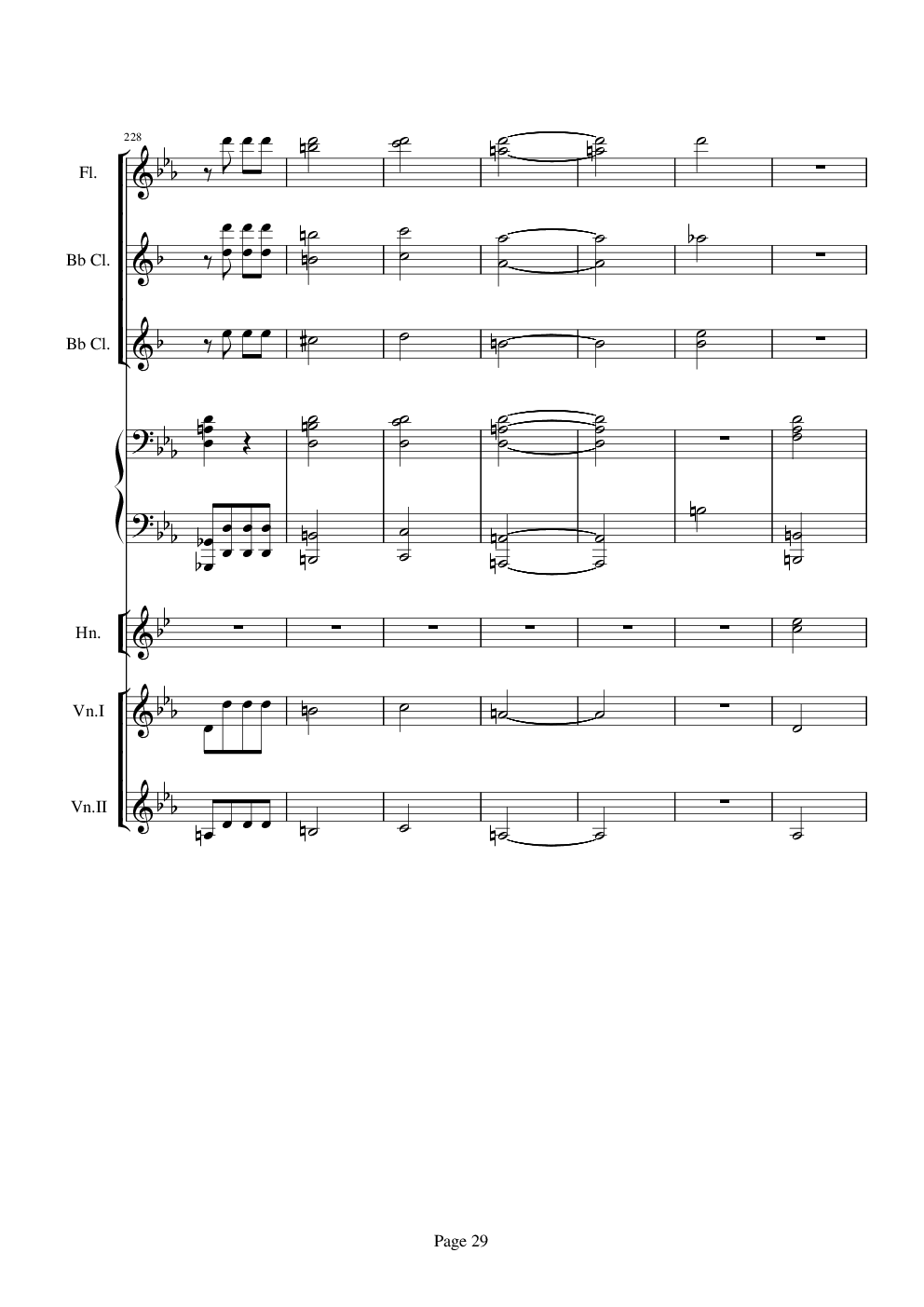 贝多芬的C小调第五命运交响曲总谱