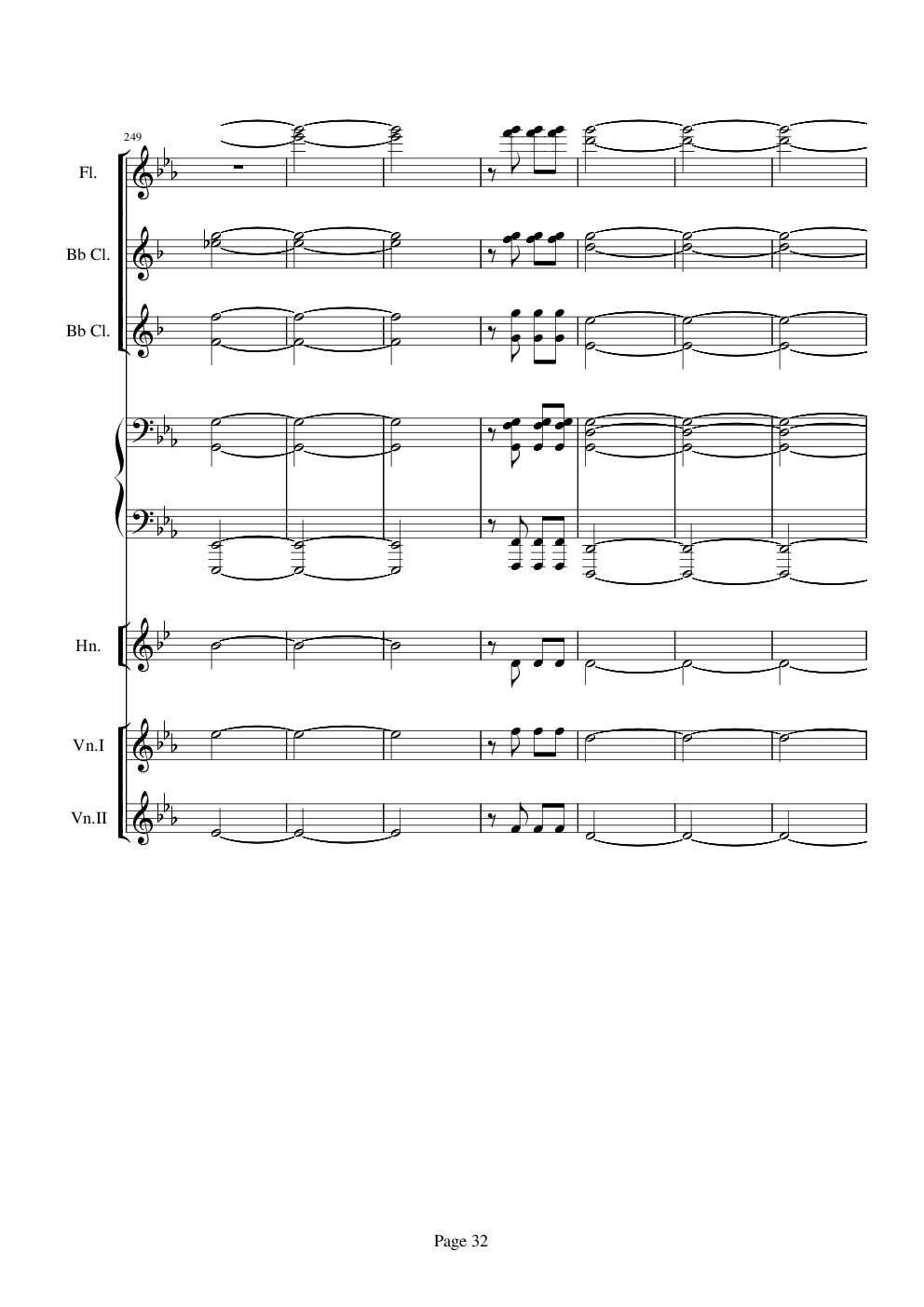 贝多芬的C小调第五命运交响曲总谱