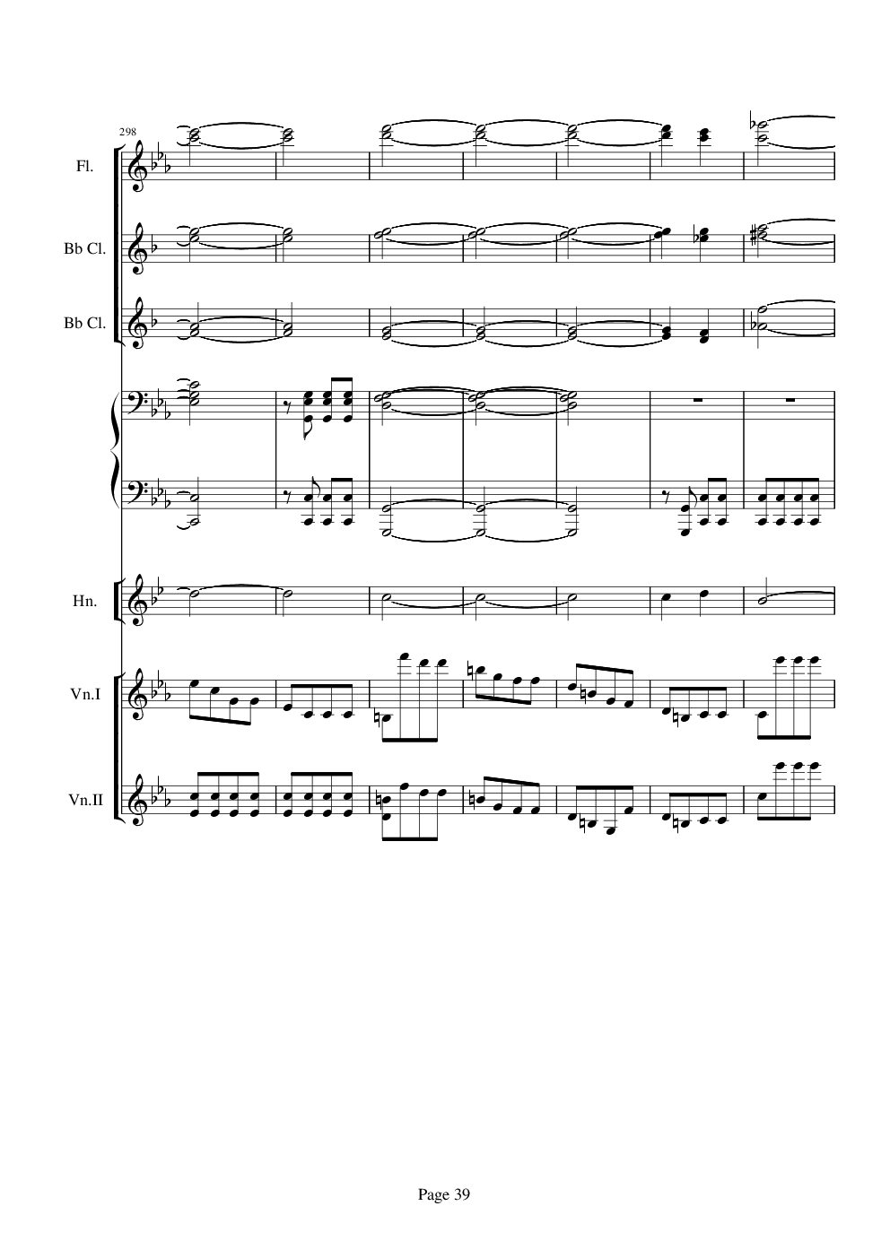 贝多芬的C小调第五命运交响曲总谱