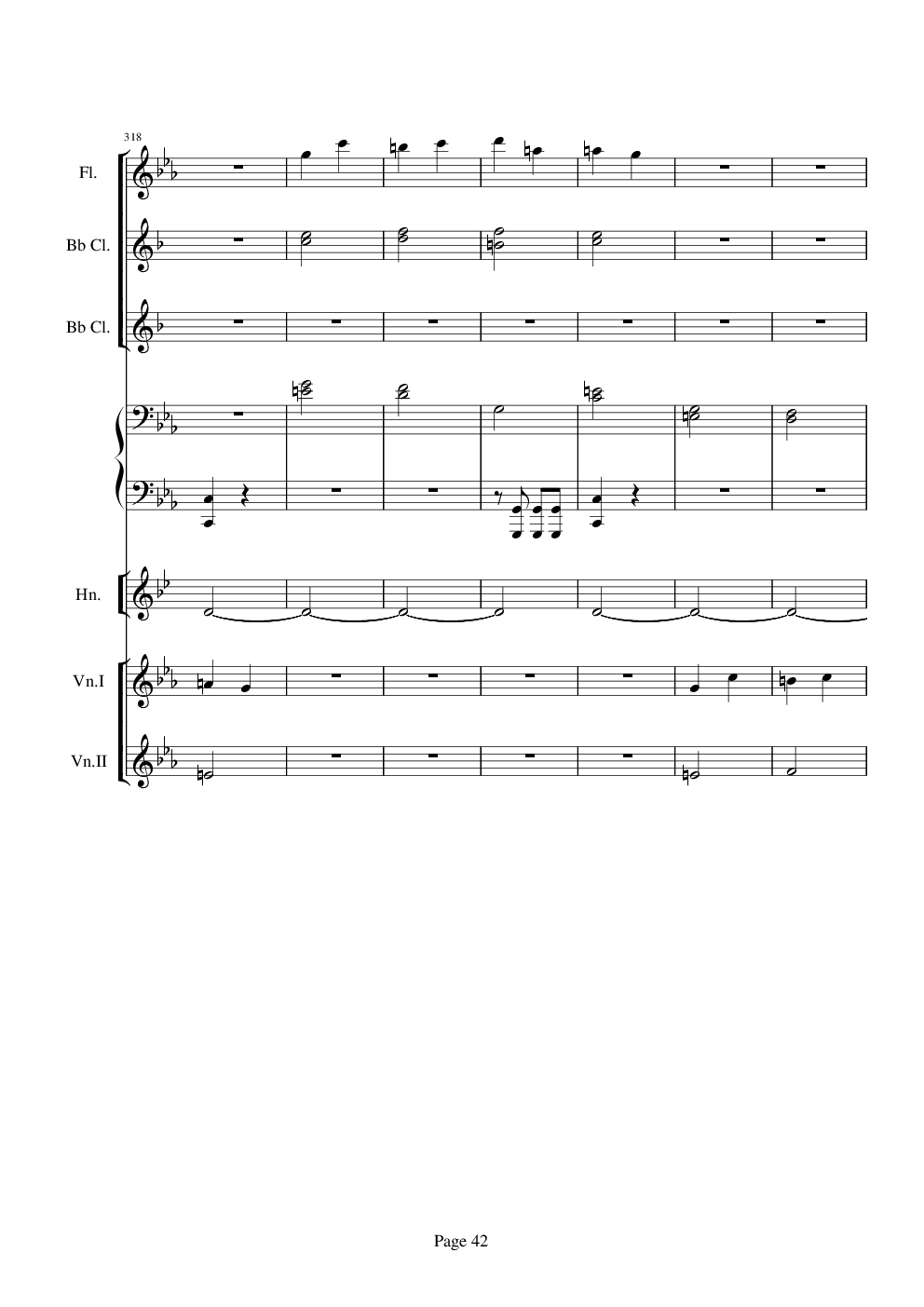 贝多芬的C小调第五命运交响曲总谱