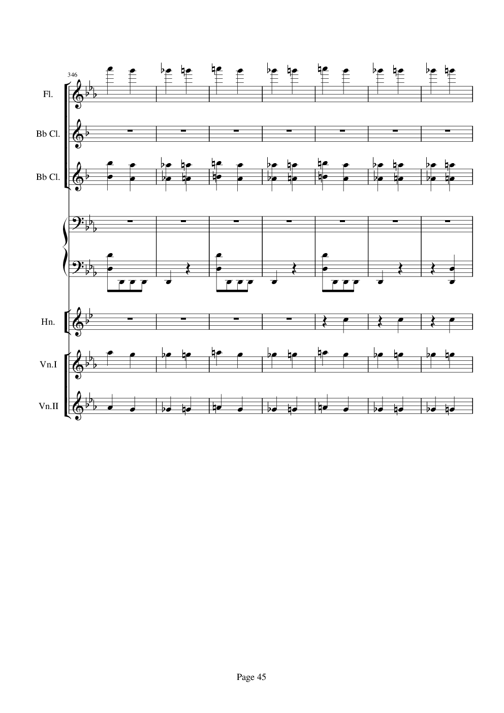 贝多芬的C小调第五命运交响曲总谱