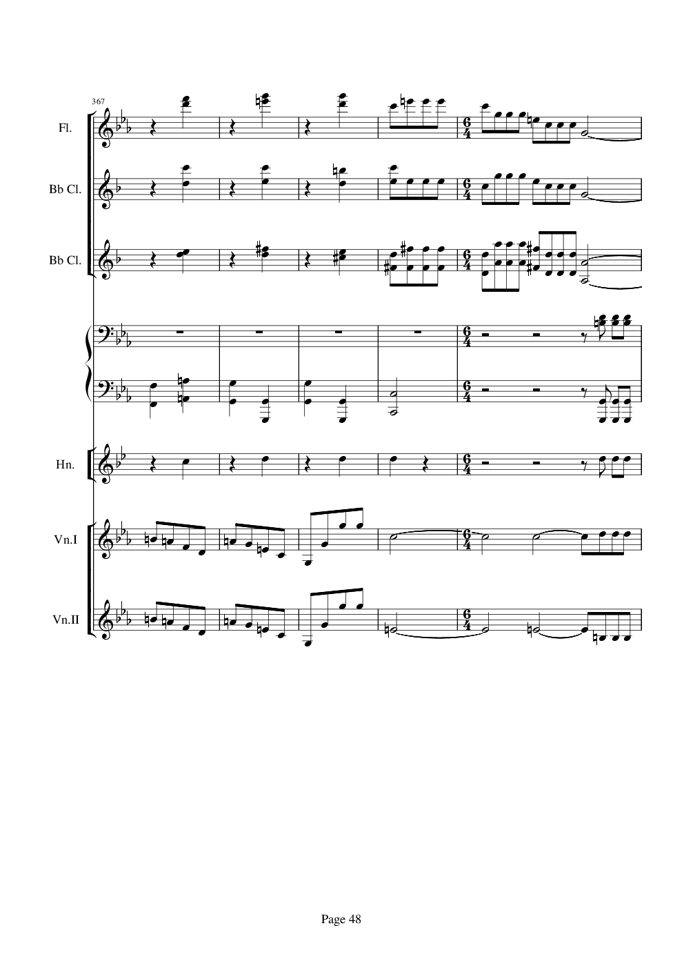 贝多芬的C小调第五命运交响曲总谱