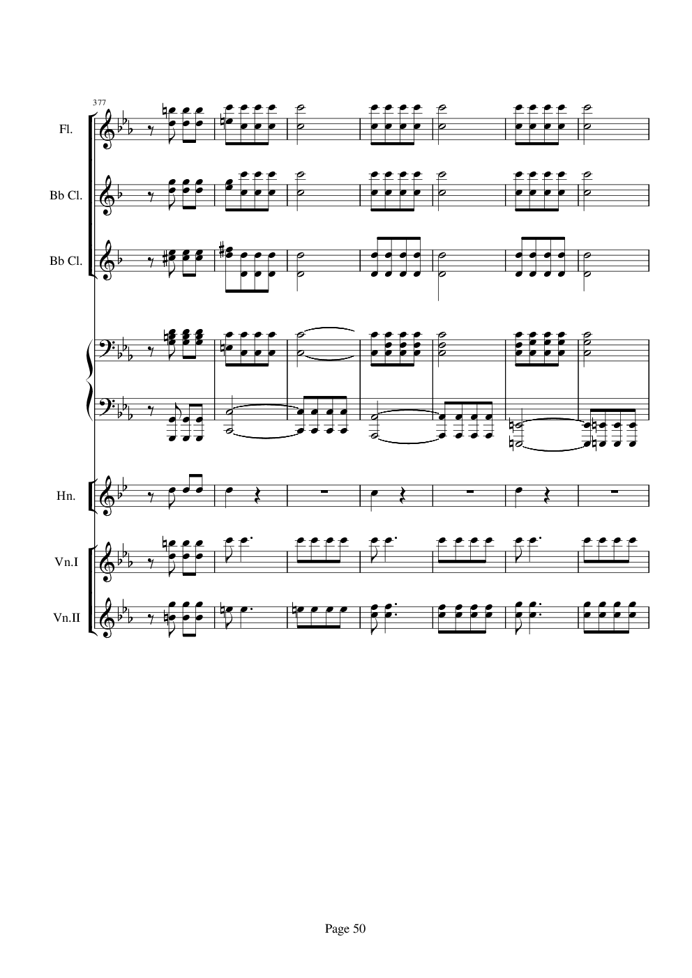 贝多芬的C小调第五命运交响曲总谱