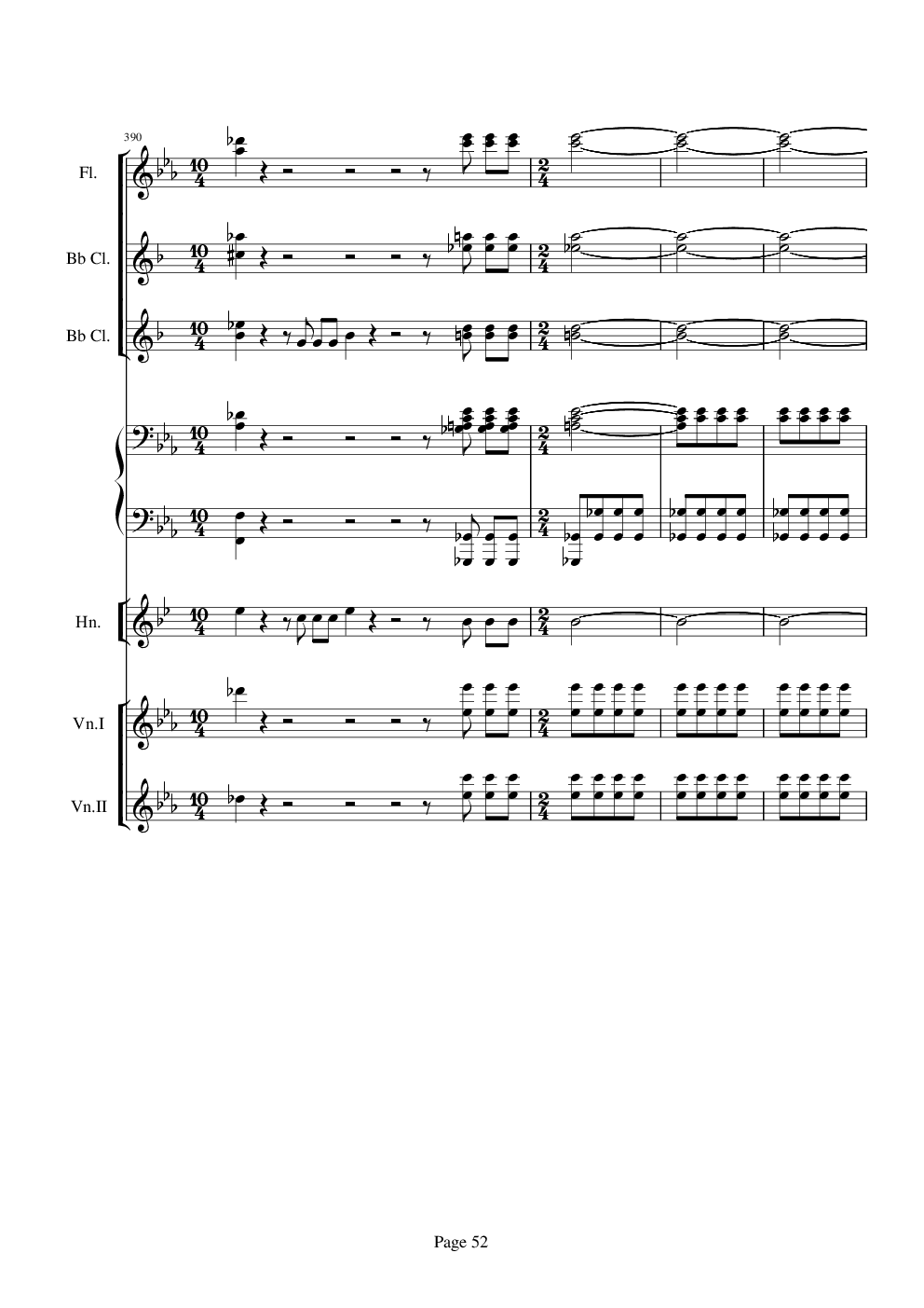 贝多芬的C小调第五命运交响曲总谱