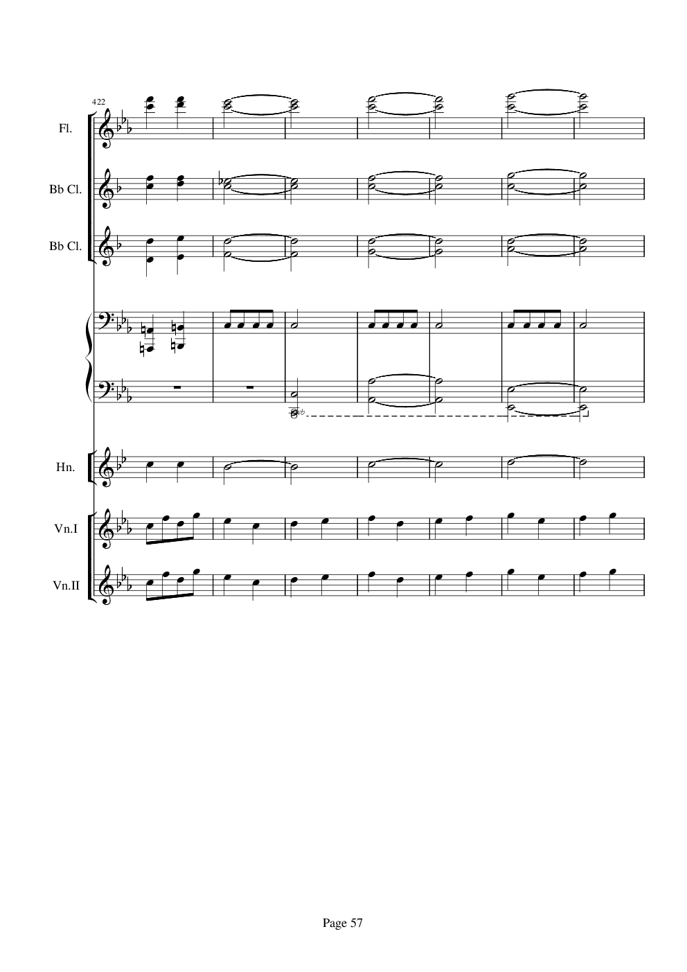 贝多芬的C小调第五命运交响曲总谱