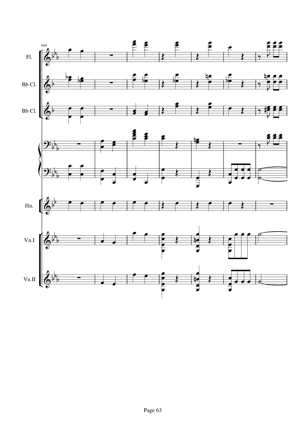 贝多芬的C小调第五命运交响曲总谱