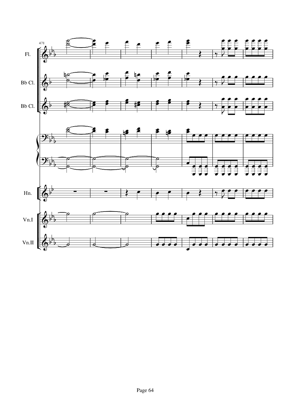 贝多芬的C小调第五命运交响曲总谱