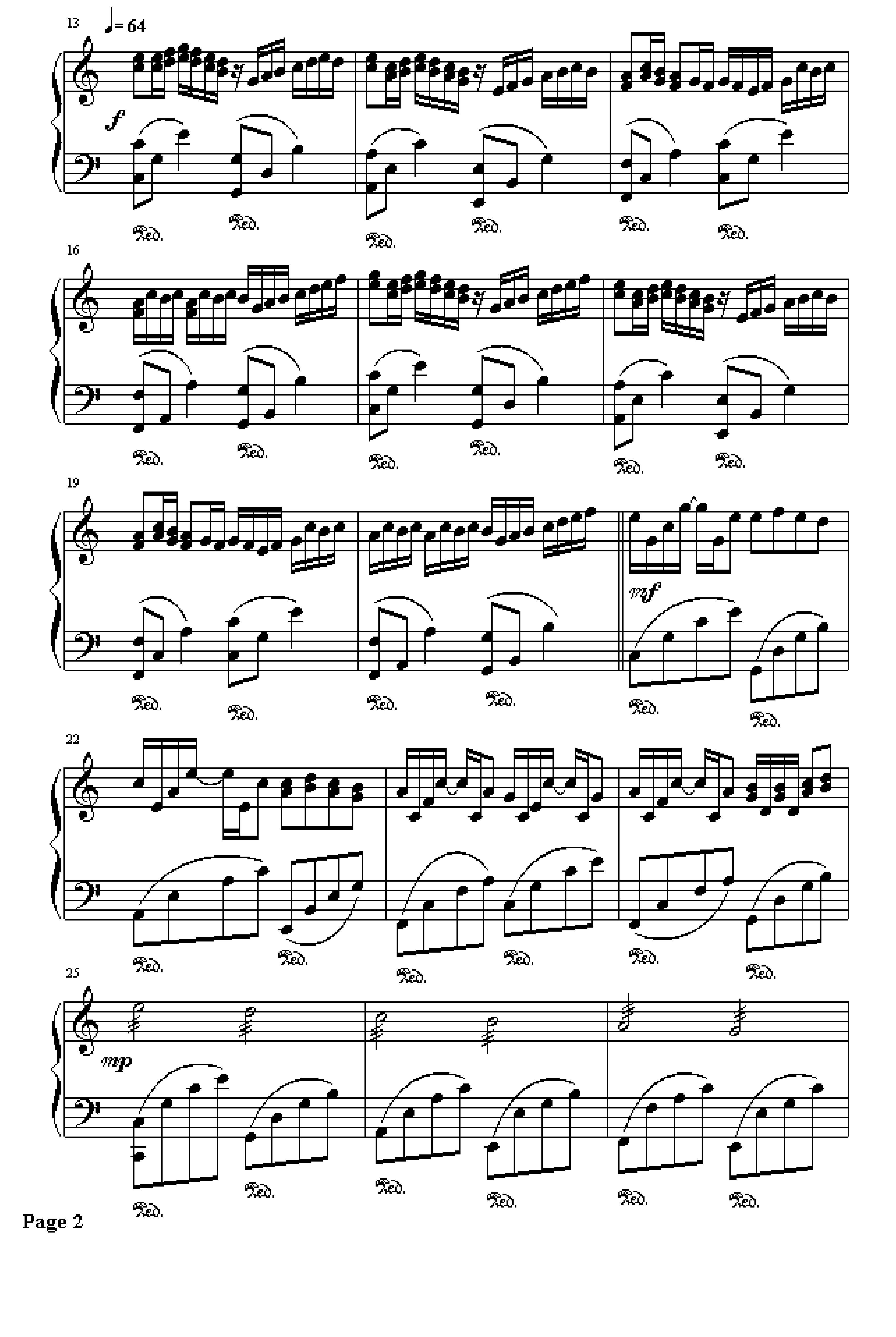 canon (with piano)钢琴谱-c调-虫虫乐谱