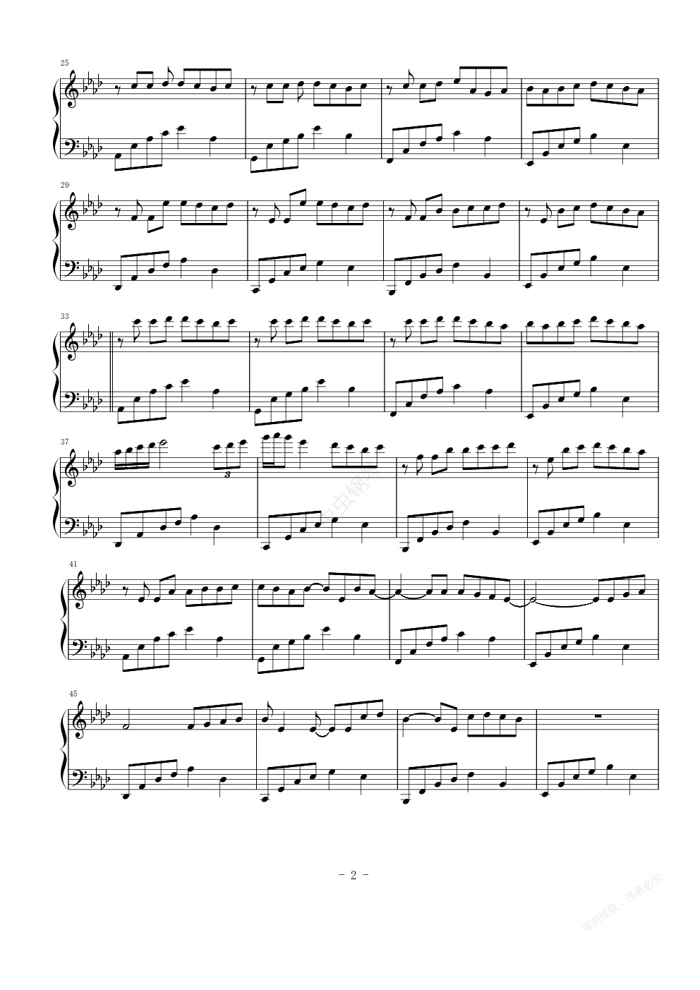 我以为,我以为钢琴谱,我以为-钢琴谱,我以为钢琴谱大全,虫虫钢琴谱